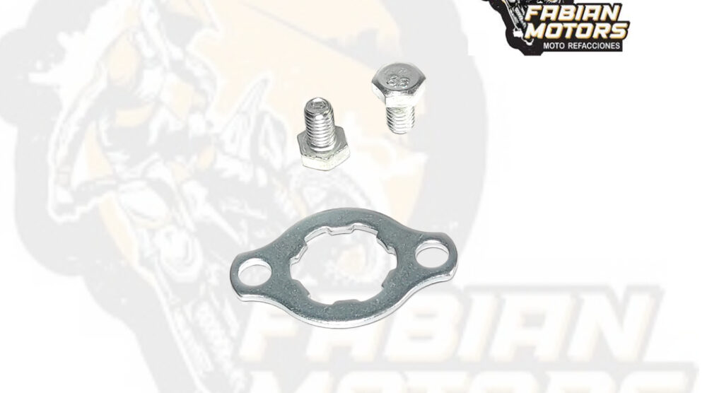 TORNILLOS Y SEGURO ENGRANE DELANTERO P/ GL-150, P/ XR-150 (JUEGO)