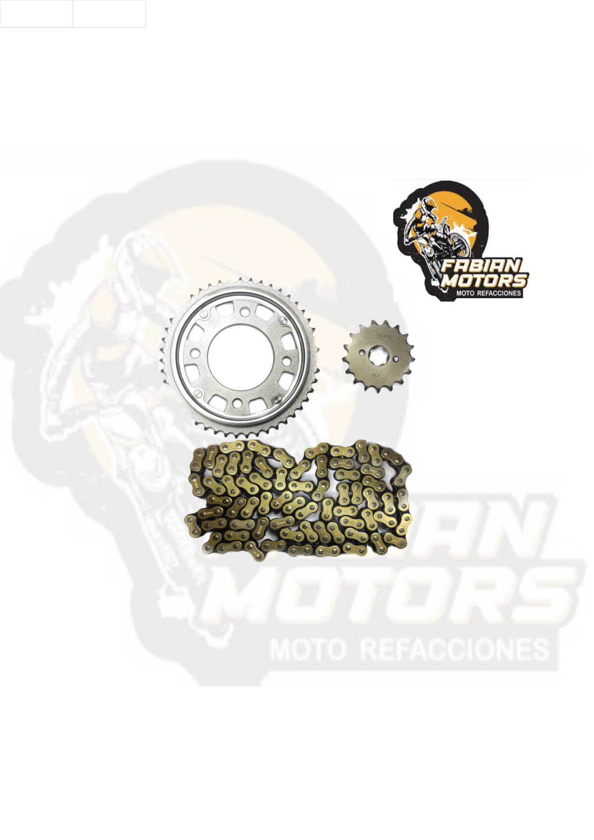 JUEGO DE ENGRANES CON CADENA SUNGO P/ CB-190R, (47/17D, 428H X 136L G&B)