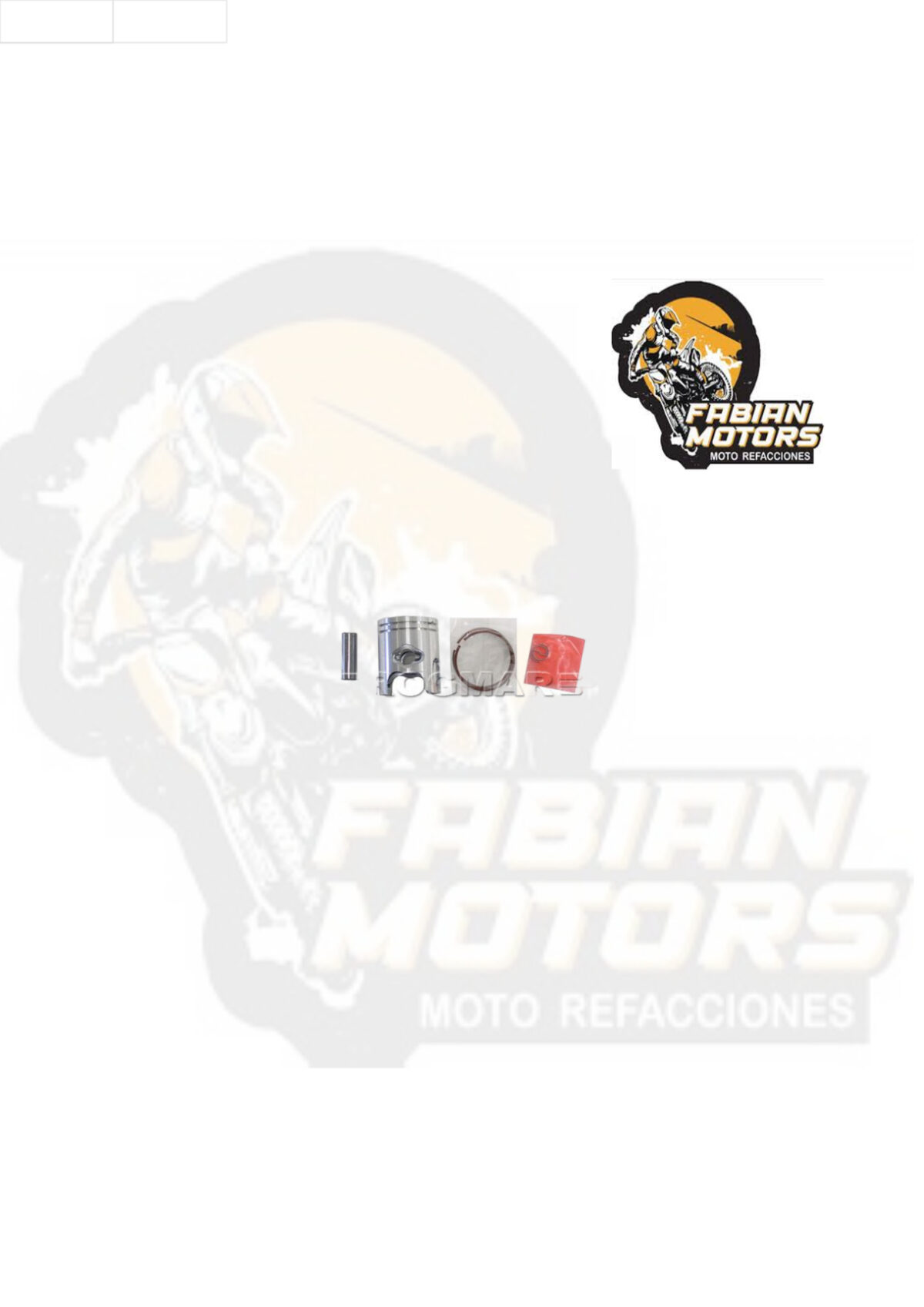 PISTON COMPLETO P/ ZIP-50  1.00 C/ANILLOS CLASE "A" (JUEGO) TWN
