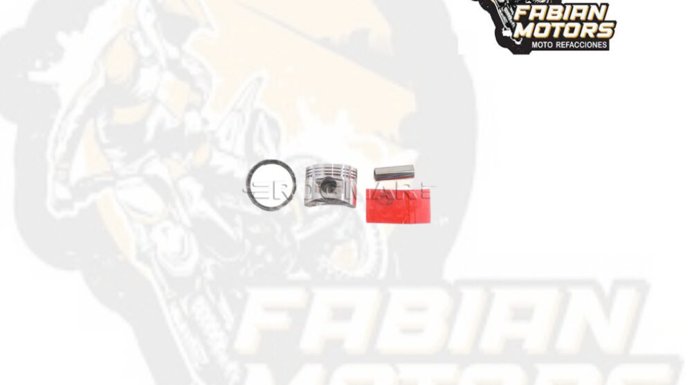 125-043003-1 PISTON COMPLETO P/ PHANTOM-150/GY6-150 .25 C/ANILLOS (JUEGO)