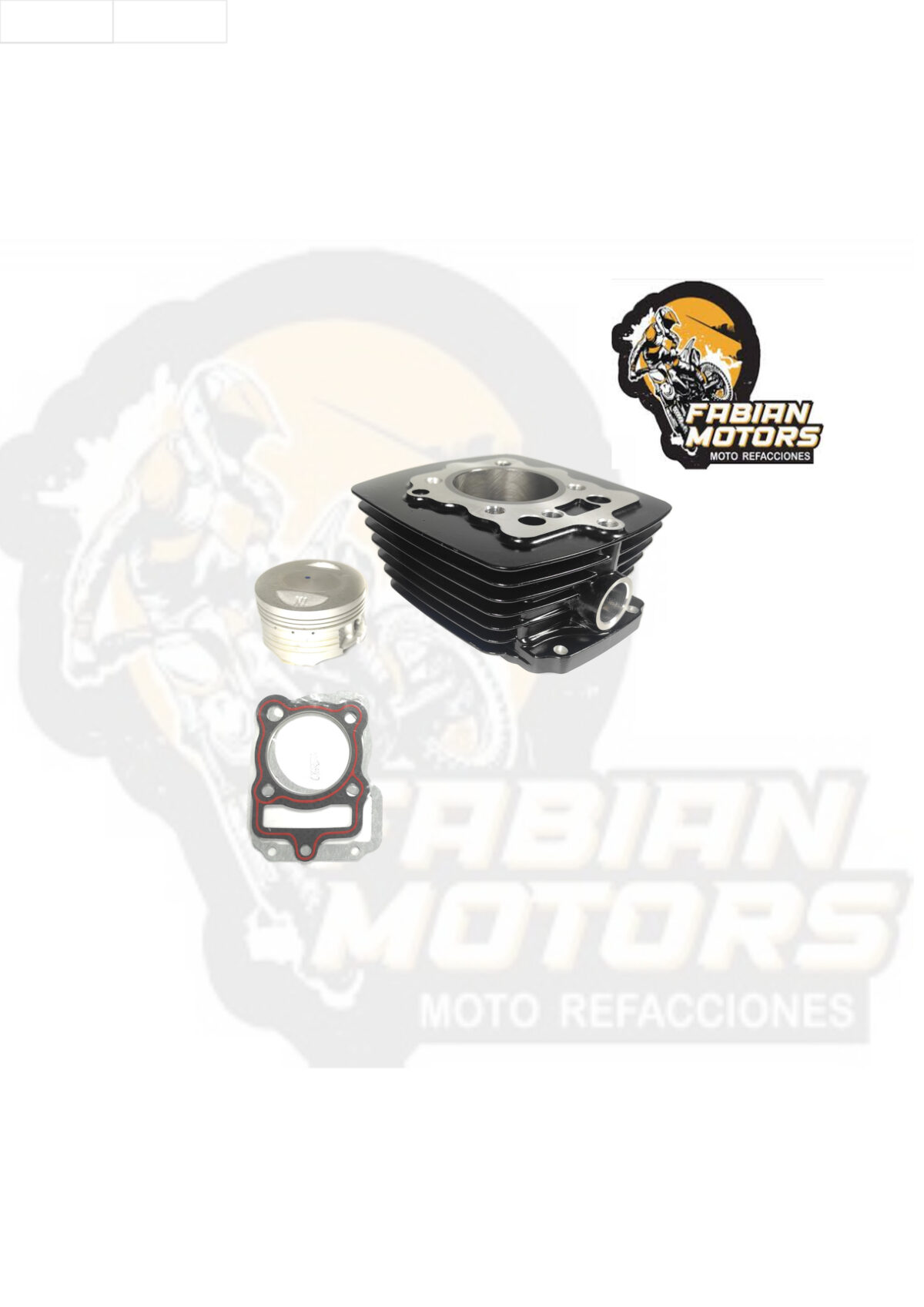 CILINDRO COMPLETO PERNO DELGADO P/ FT-150, P/ FT-150GT GRAFITO, P/ FT-150 GTS, P/ DT-150 SPORT, P/ DT-150 DELIVERY