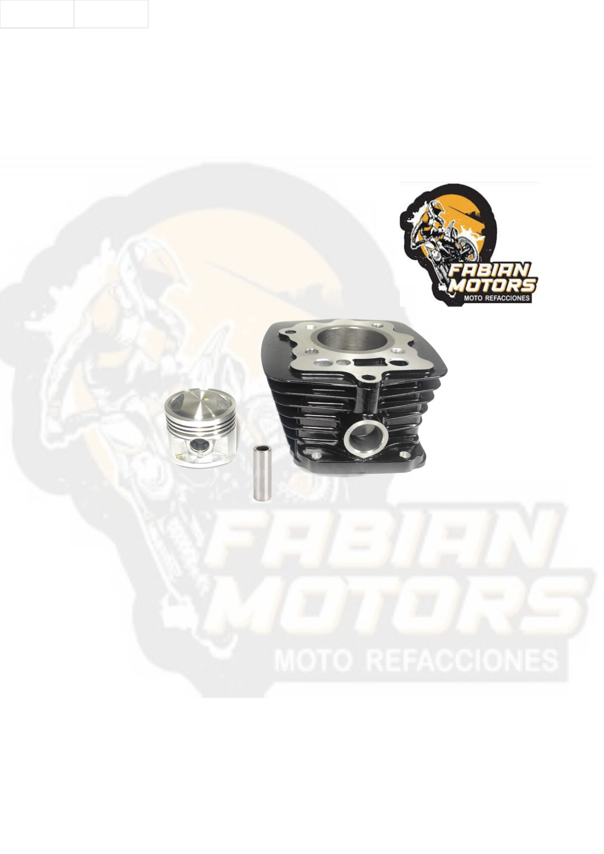 CILINDRO COMPLETO NEGRO P/ FT-125 09-17