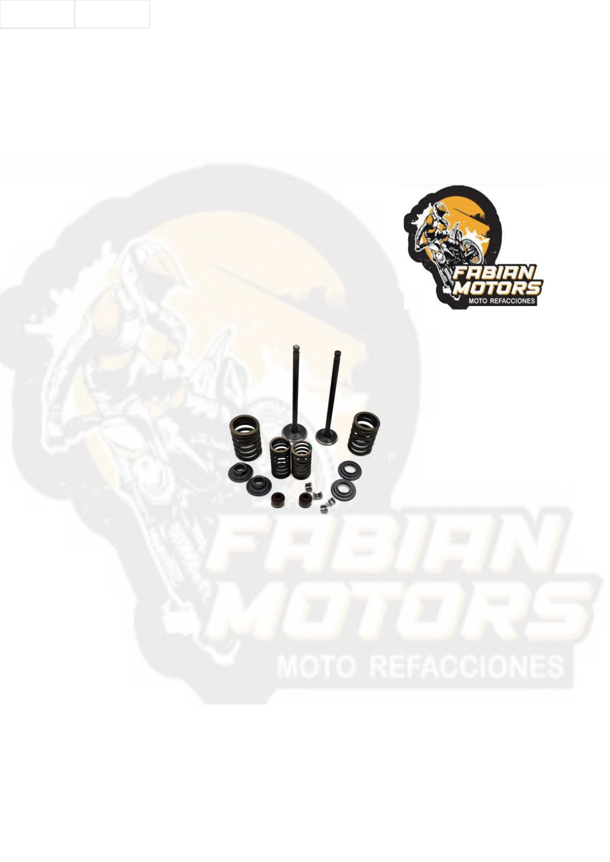 VALVULA ADMISION/ESCAPE COMPLETO P/ GN-125F (JUEGO)