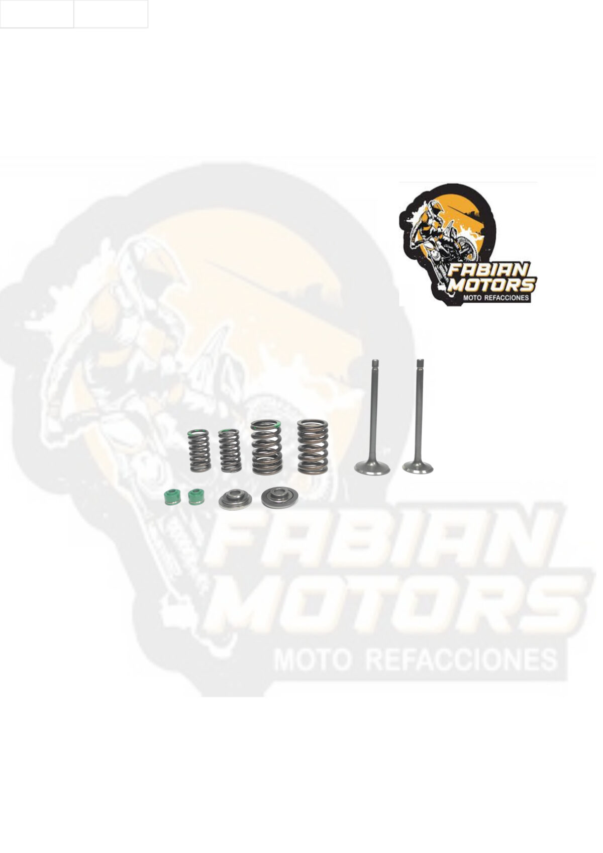 VALVULA ADMISION/ESCAPE CON SELLOS DE VALVULA Y SEGUROS P/ 150Z '19-'20, P/ DM-150 '18-'20