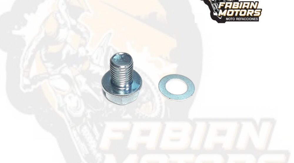 TORNILLO DRENADO ACEITE P/ GL-150 CARGO, P/ XR-150L, P/ CBF-160F, P/ YBR-125 EXPRESS, P/ GIXXER-150, P/ FZ-16 (PRECIO POR PIEZA) (VENTA MINIMA 10 PIEZAS)