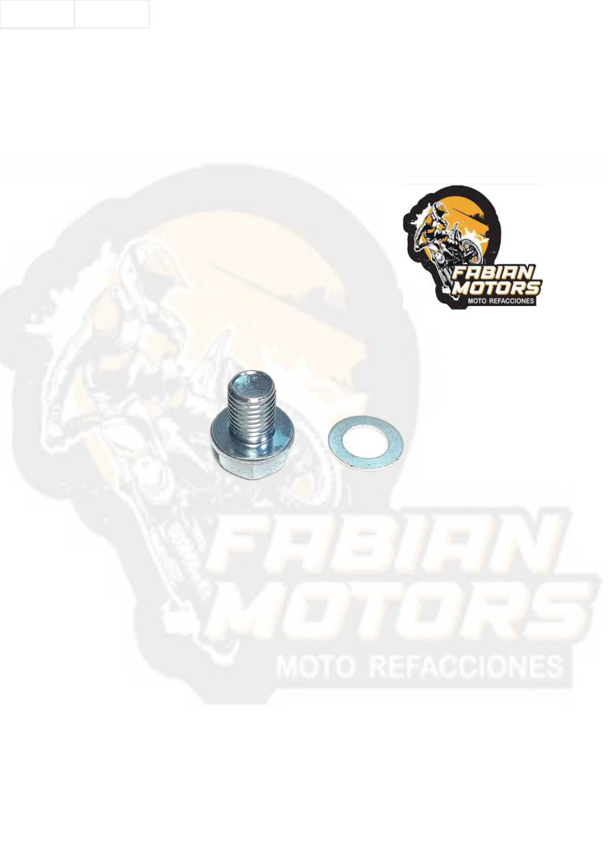 TORNILLO DRENADO ACEITE P/ GL-150 CARGO, P/ XR-150L, P/ CBF-160F, P/ YBR-125 EXPRESS, P/ GIXXER-150, P/ FZ-16 (PRECIO POR PIEZA) (VENTA MINIMA 10 PIEZAS)