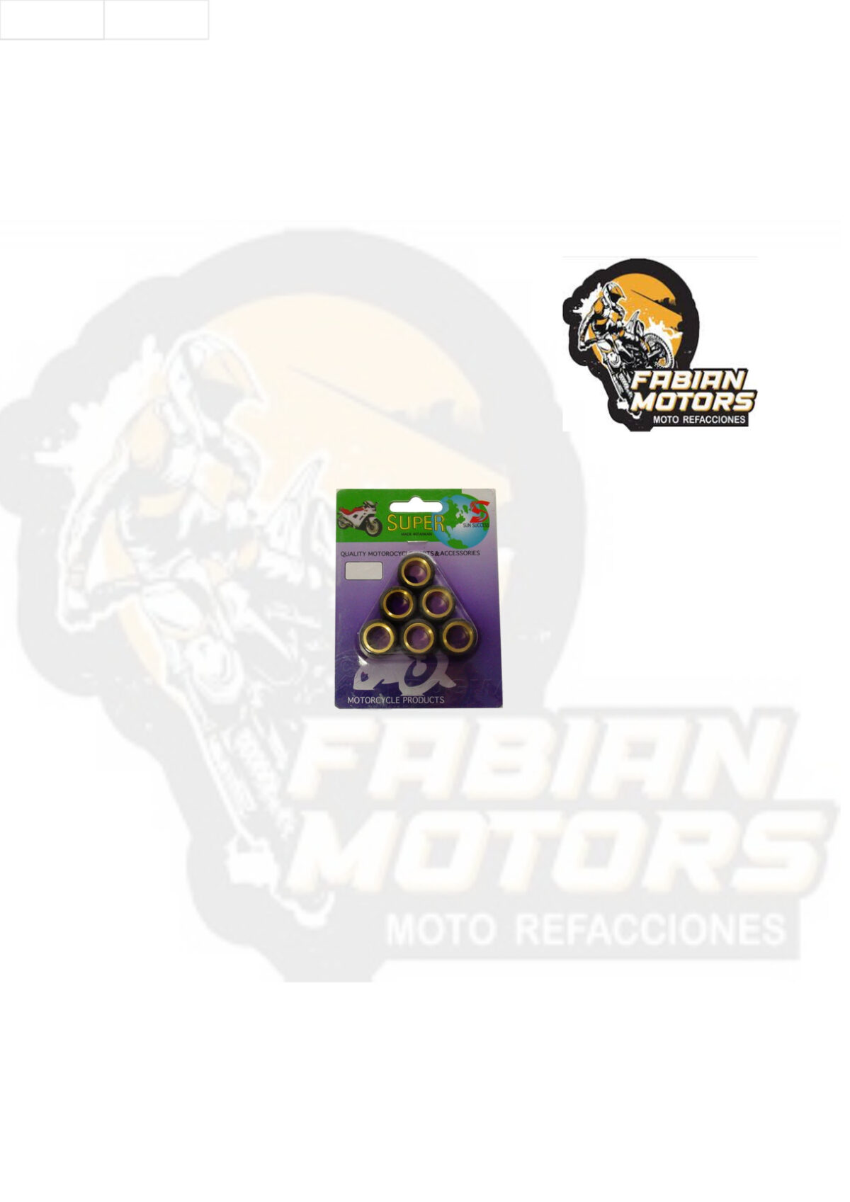 RODILLOS CONTRAPESO P/ BWS-125 (JUEGO) TWN