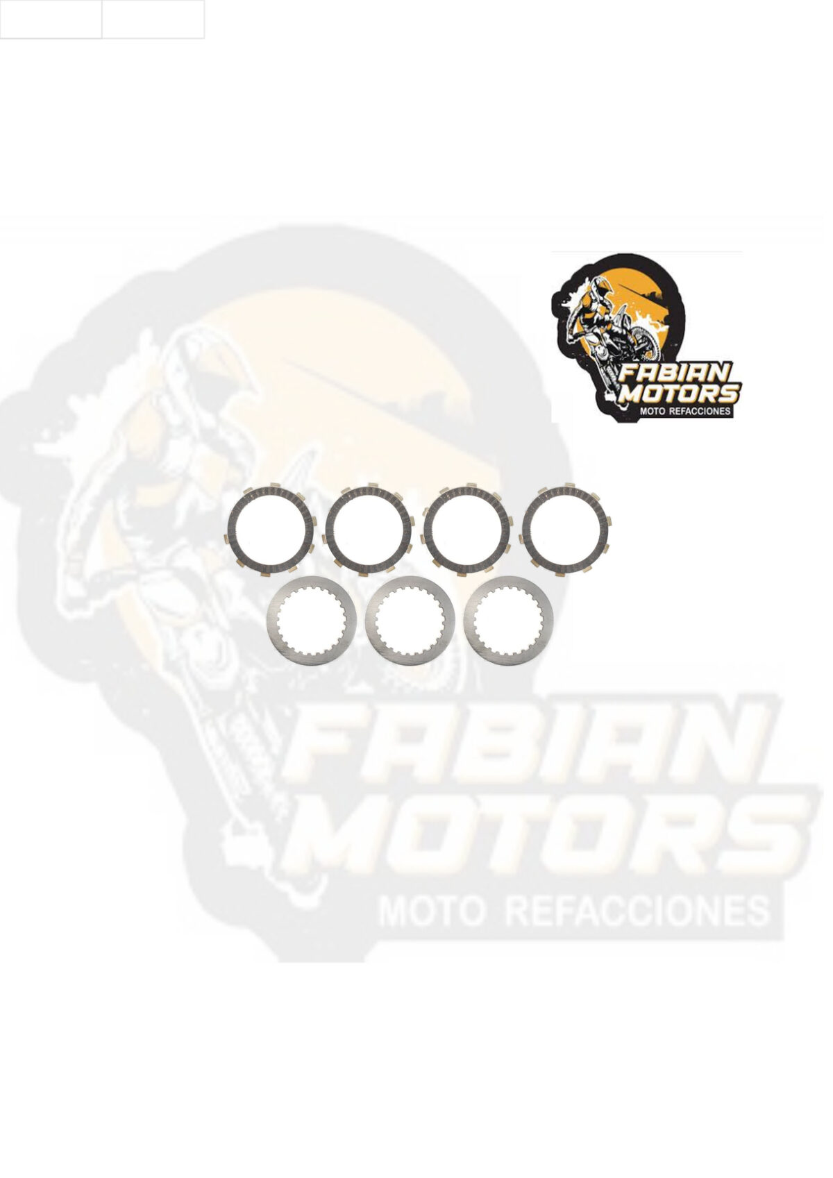 131-132003 DISCO LAMINA EMBRAGUE Y DISCO PASTA EMBRAGUE P/ FZ16, P/ FZ16S, FZ-16 2.0 (JUEGO)