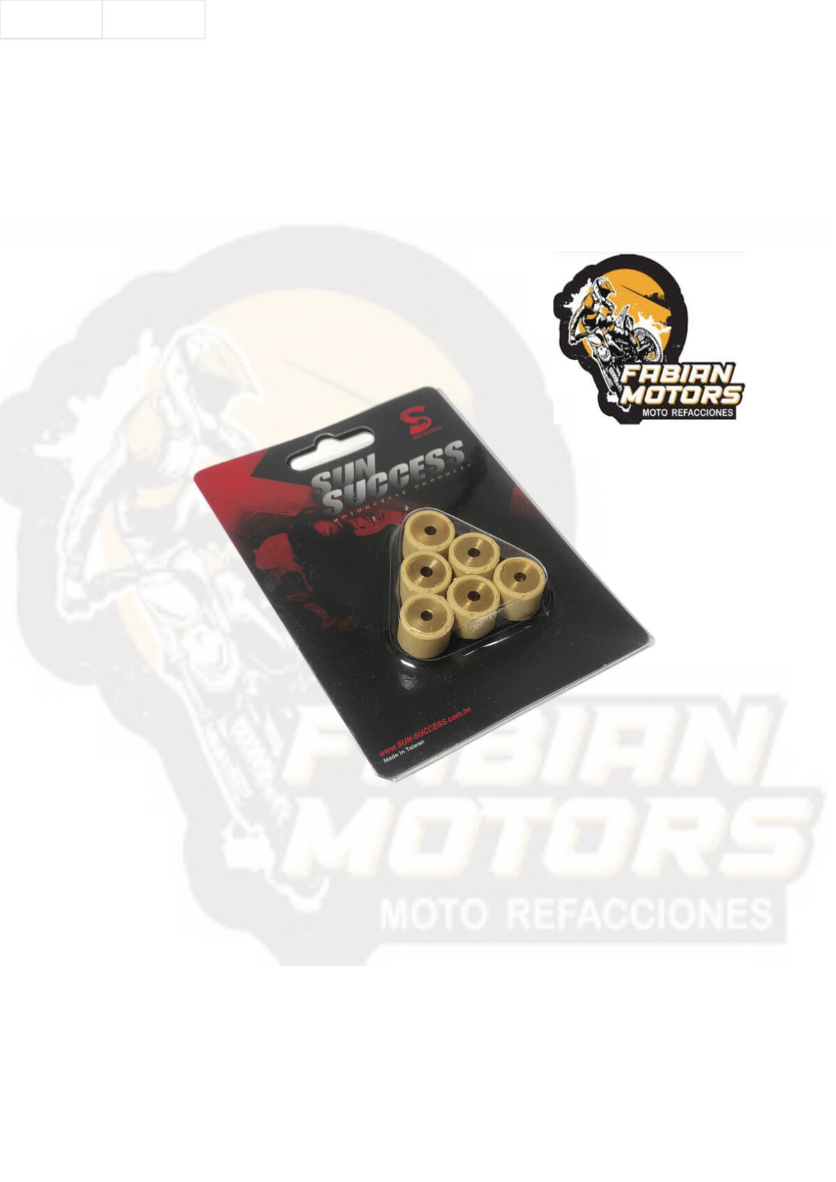 RODILLOS CONTRAPESOS P/ RAYZ-115 (113cc) (JUEGO) TWN