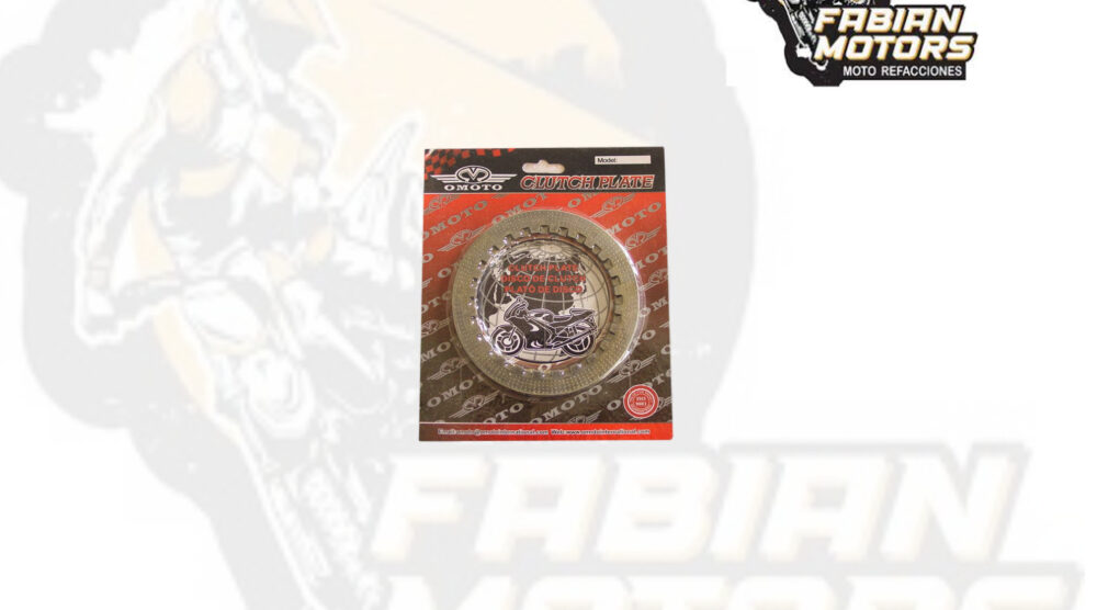 DISCO LAMINA EMBRAGUE P/ TOOL-125, P/ CG-125, P/ CARGO-125, P/ FT-150, P/ FT-125 (JUEGO)