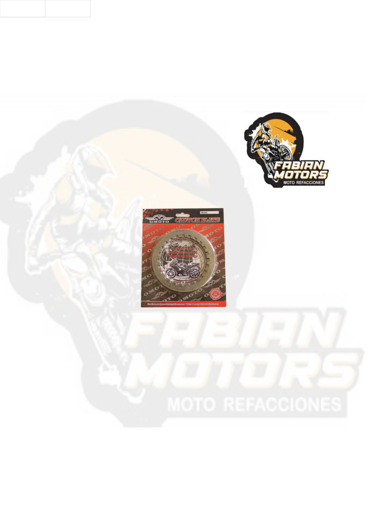 DISCO LAMINA EMBRAGUE P/ TOOL-125, P/ CG-125, P/ CARGO-125, P/ FT-150, P/ FT-125 (JUEGO)