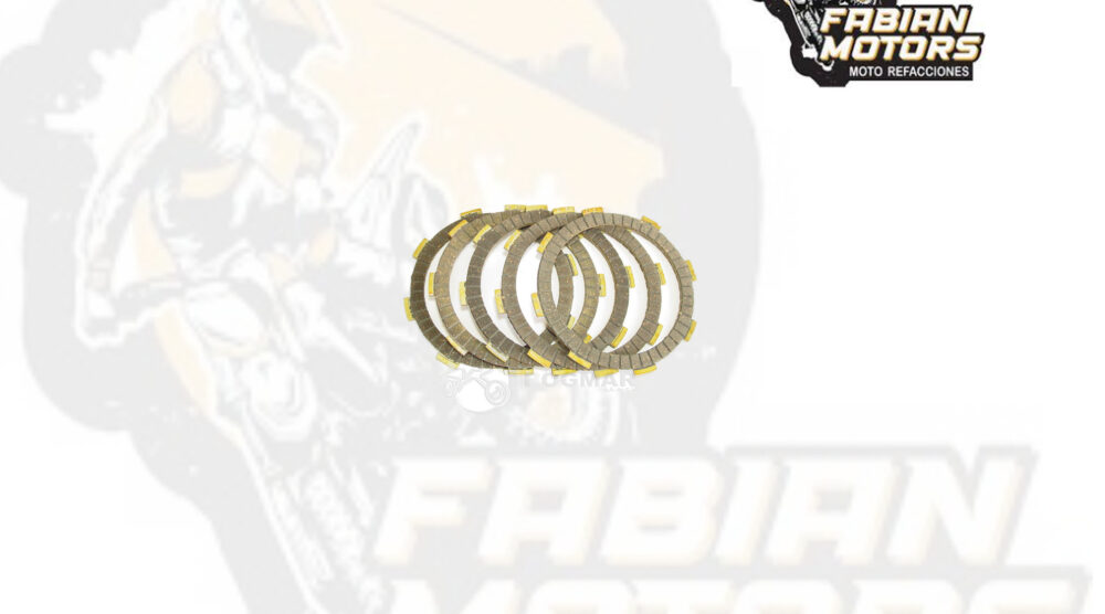 DISCO PASTA EMBRAGUE P/ TOOL-125, P/ CG-125, P/ CARGO-125, P/ FT-150, P/ FT-125 (JUEGO)