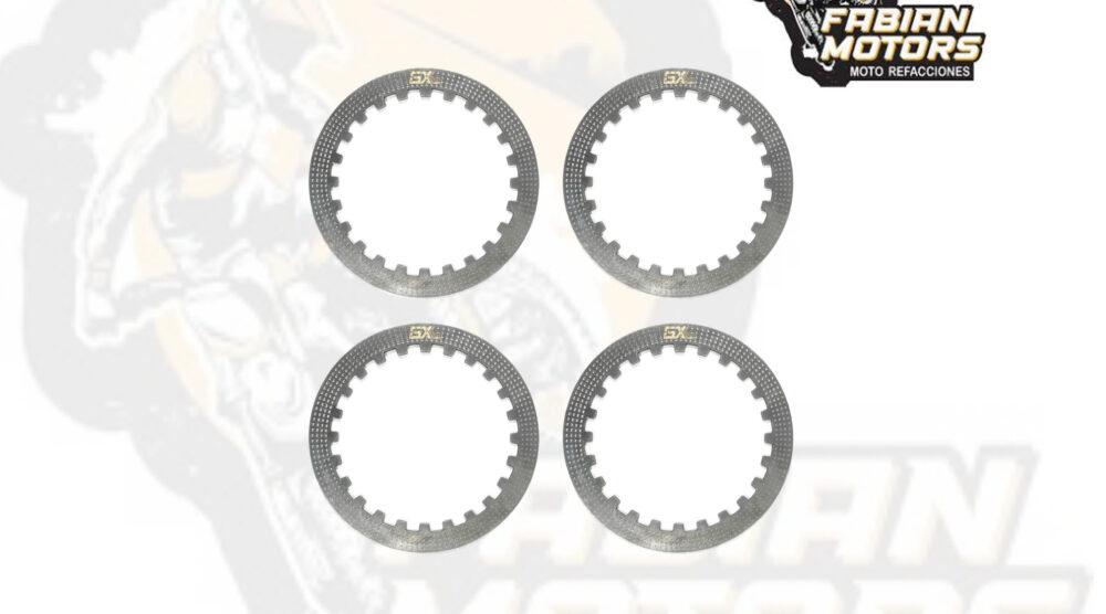 DISCO LAMINA EMBRAGUE P/ TOOL-125, P/ CG-125, P/ CARGO-125, P/ FT-150, P/ FT-125 (JUEGO)