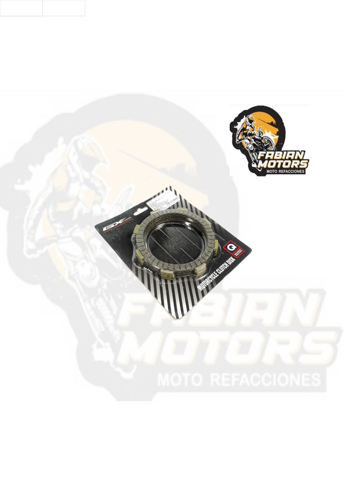 131-161014 DISCO PASTA EMBRAGUE P/ TOOL-125, P/ CG-125, P/ CARGO-125, P/ FT-150, P/ FT-125 (JUEGO)