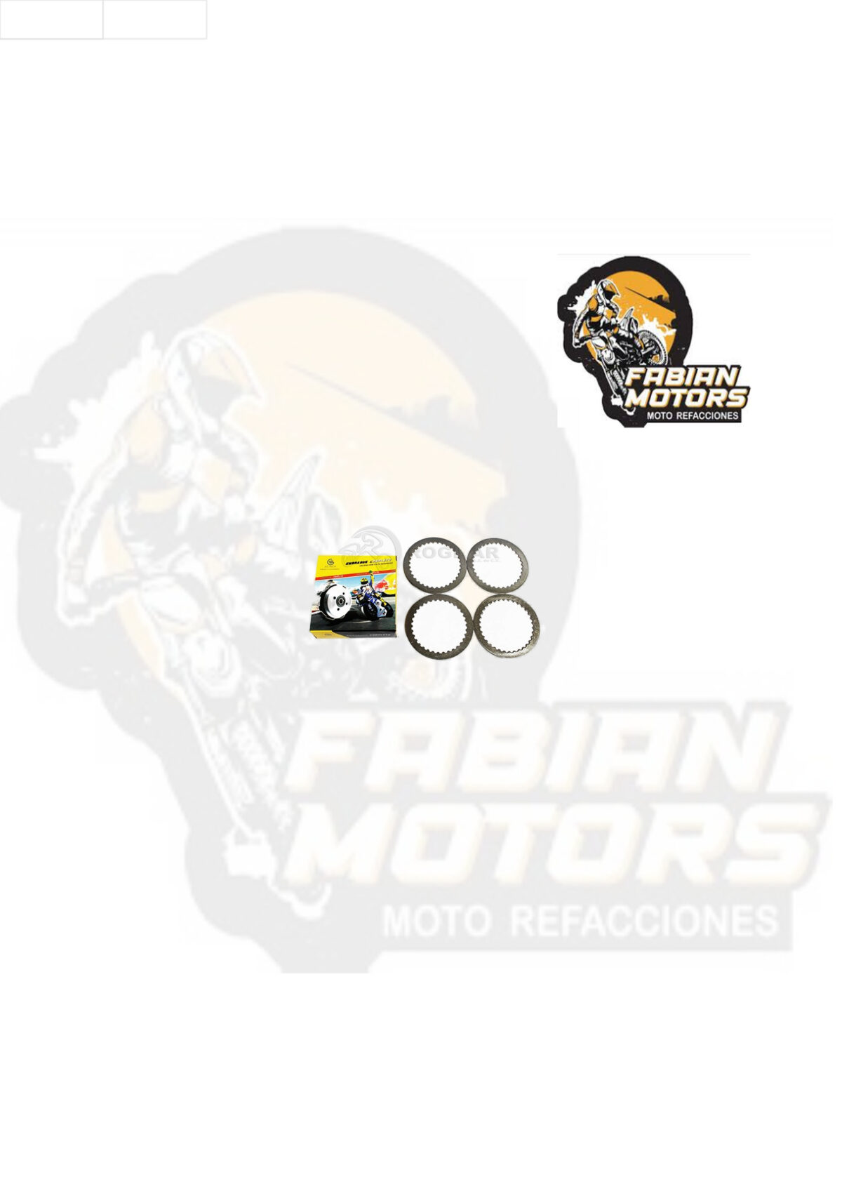 DISCO LAMINA EMBRAGUE P/ GL-150 CARGO, P/ XR-150L, P/ XR-190L, P/ CB-190 (JUEGO)