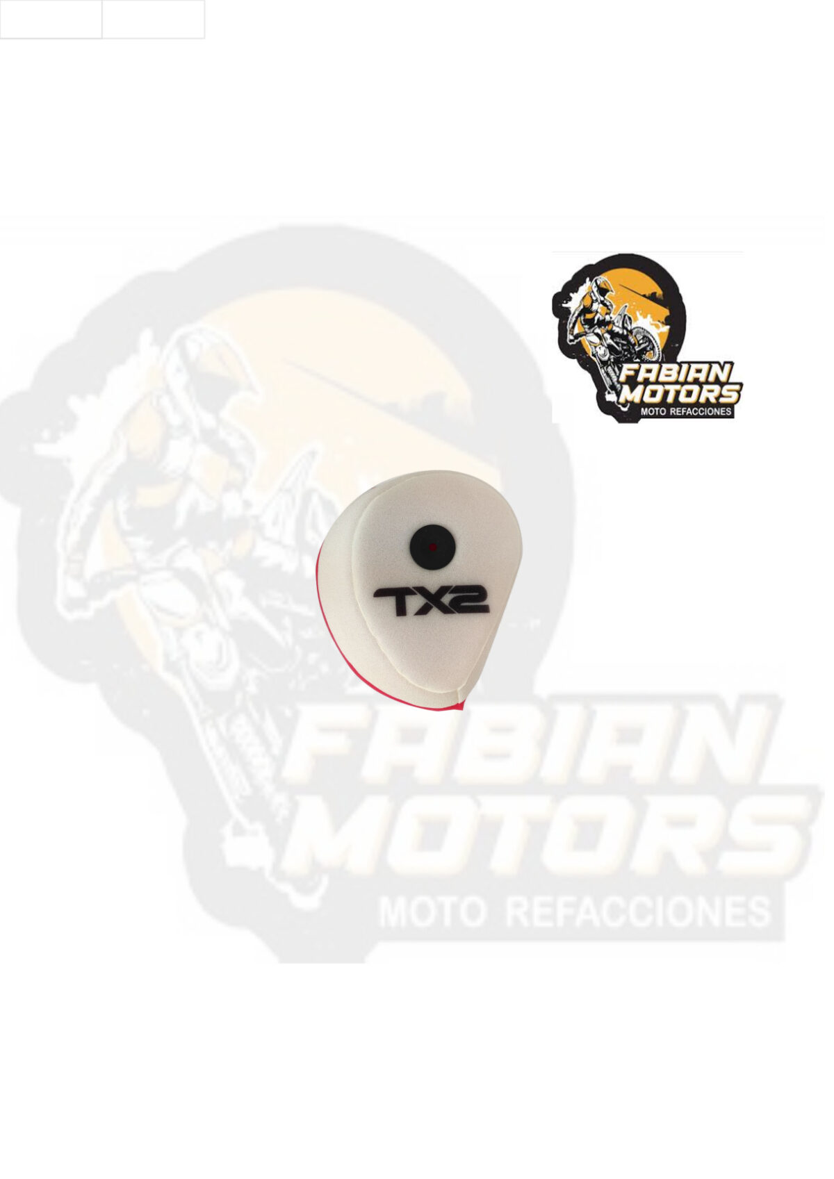 ELEMENTO FILTRO AIRE TECHX2 TX150209 P/ CRF-450 05-16, P/ CRF 250 '04-'18