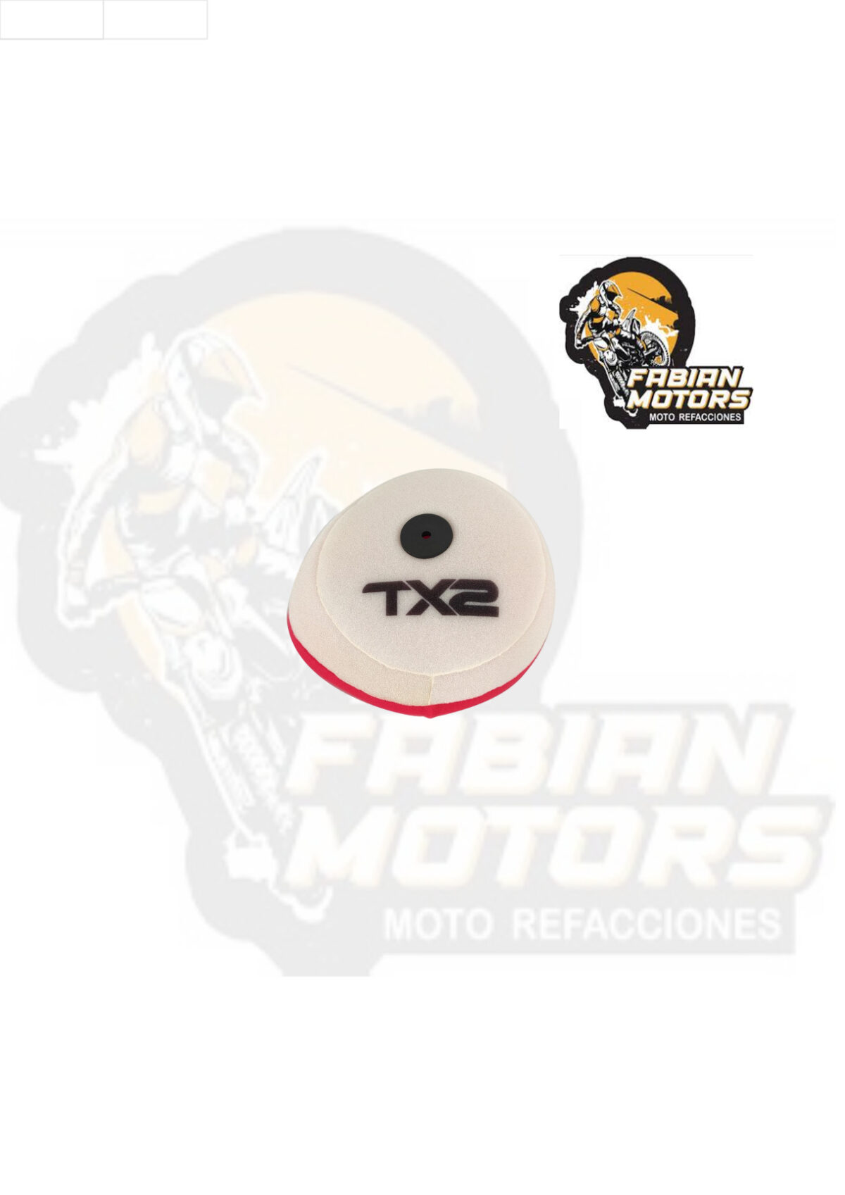 ELEMENTO FILTRO AIRE TECHX2 TX154112 P/ KTM 200 EXC 04-07, P/ KTM 85SX 05-'12