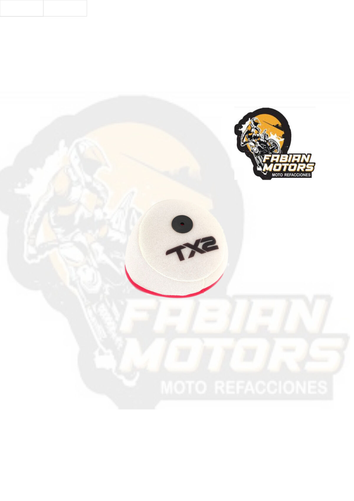 ELEMENTO FILTRO AIRE TECHX2 TX154110 P/ KTM 85 SX '04, P/ KTM 250 EXC/XC-W '98-'03