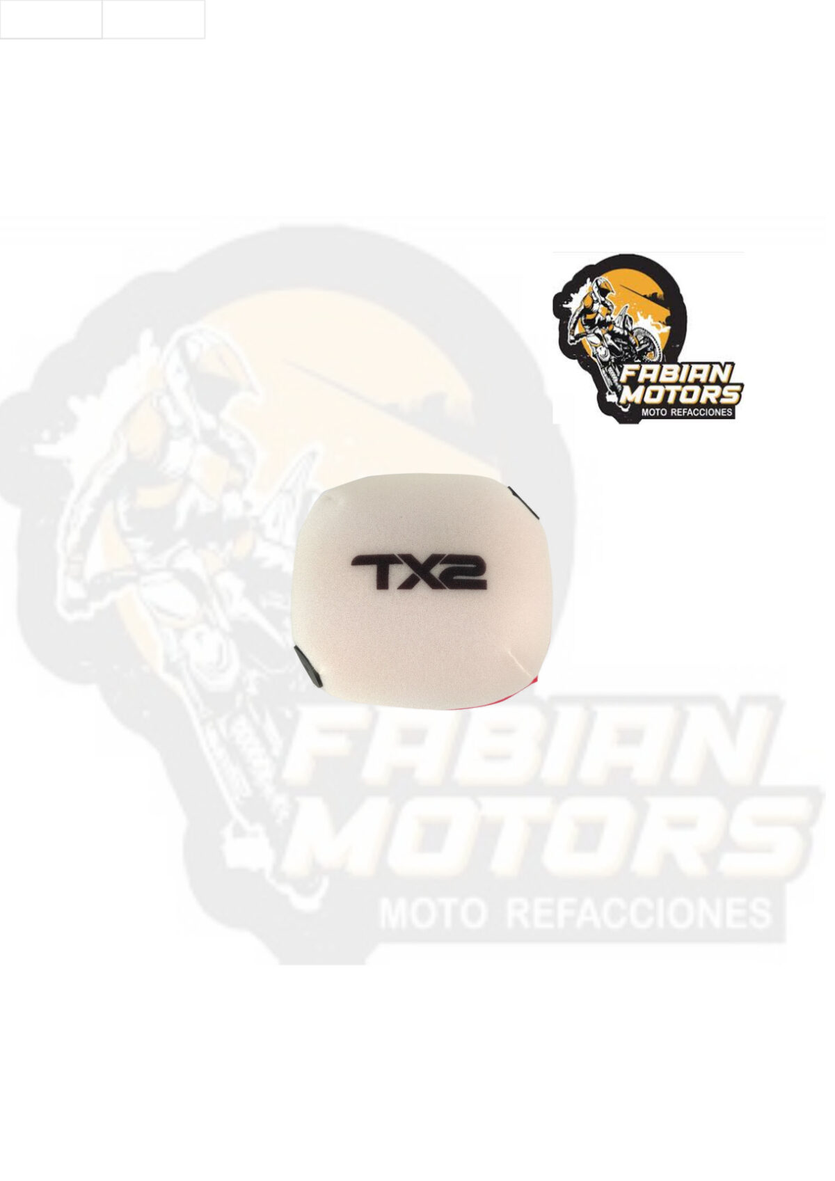 ELEMENTO FILTRO AIRE TECHX2 TX154116 P/ KTM 450 EXC- '17-'21, P/ KTM XC-F '16-'21, P/ KTM 125 SX '16-'21