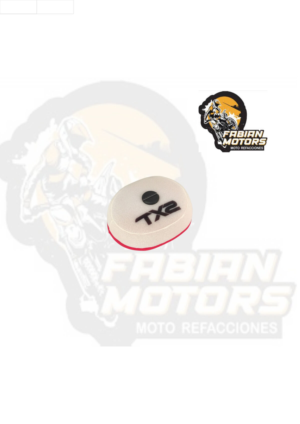 ELEMENTO FILTRO AIRE TECHX2 TX154514 P/ KTM 60 SX '98-'00, P/ KTM 65 SX '97-'21, P/ KTM 400 LC-4 DUKE '97 '04
