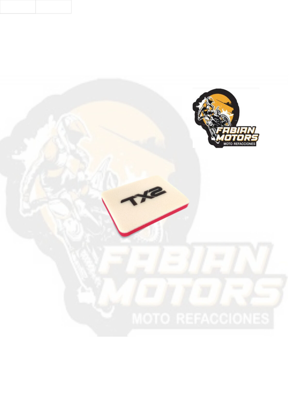 ELEMENTO FILTRO AIRE TECHX2 TX154006 P/ KTM 50 SX '00-'08