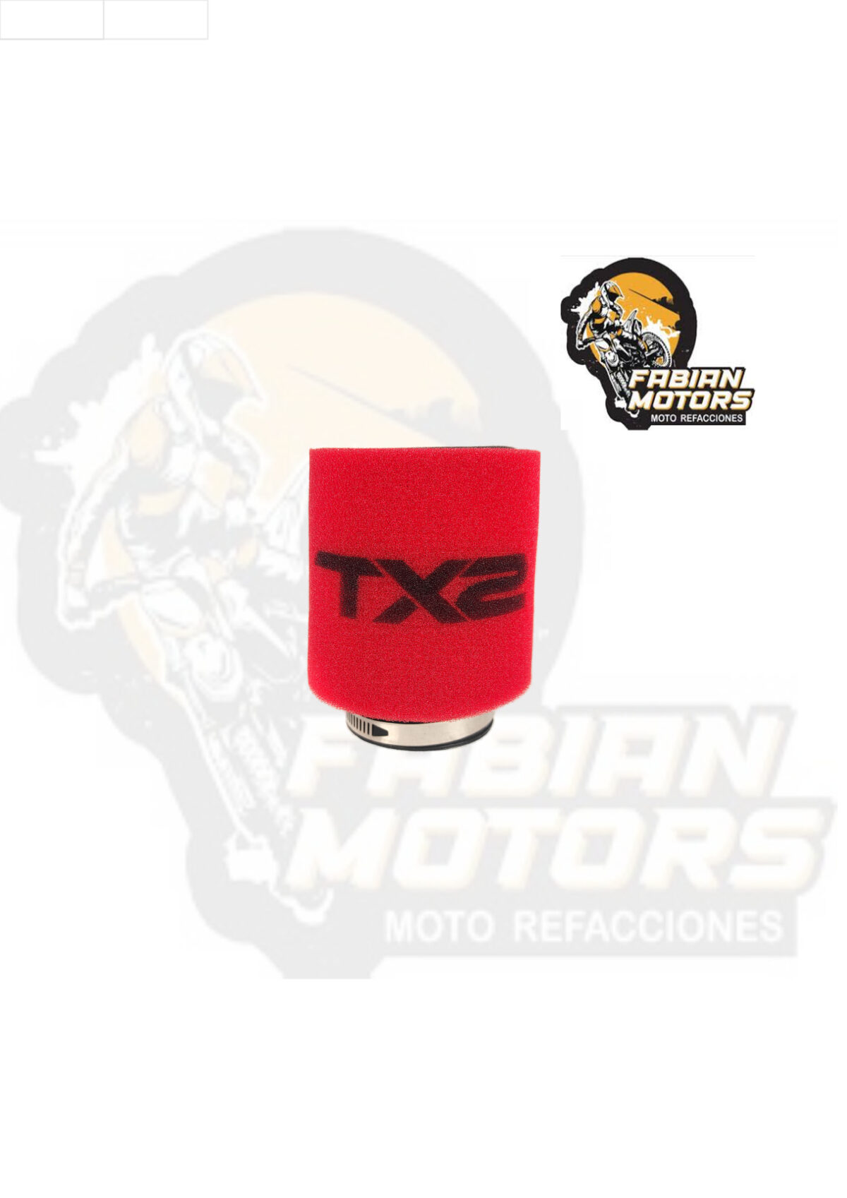 ELEMENTO FILTRO AIRE TECHX2 UNIVERSAL P/ ATV'S (4229) (DIAMETRO INTERNO 57.15MM (2 1/4), DIAMETRO EXTERNO 101.60MM (4), ALTURA 101.60MM (4), (ESPONJA)