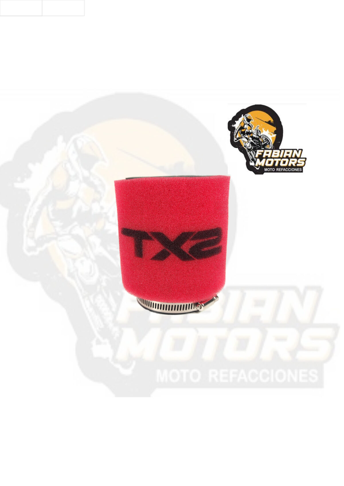 ELEMENTO FILTRO AIRE TECHX2 UNIVERSAL P/ ATV'S (4245) (DIAMETRO INTERNO 63.50MM (2 1/2), DIAMETRO EXTERNO 101.60MM (4), ALTURA 101.60MM (4), (ESPONJA)