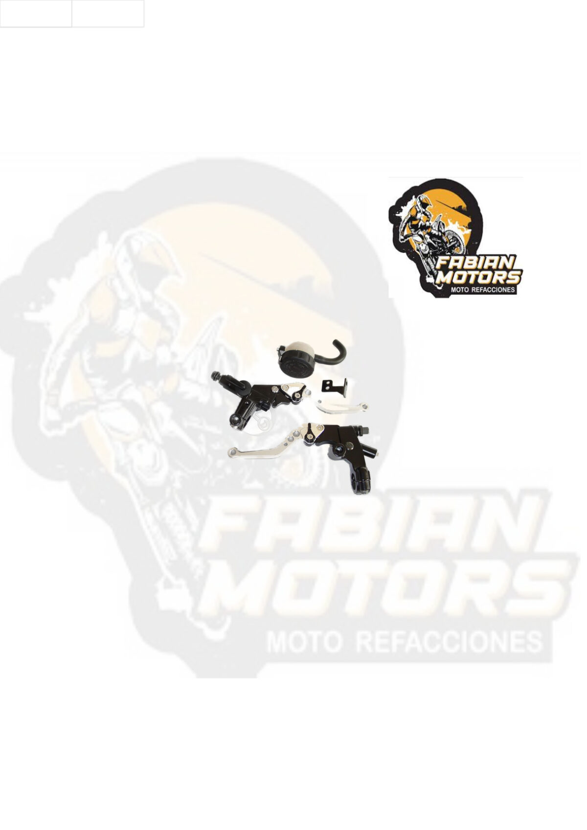 MANIJA FRENO/EMBRAGUE ALUMINIO CROMADAS C/ SOPORTES UNIVERSALES (PAR)