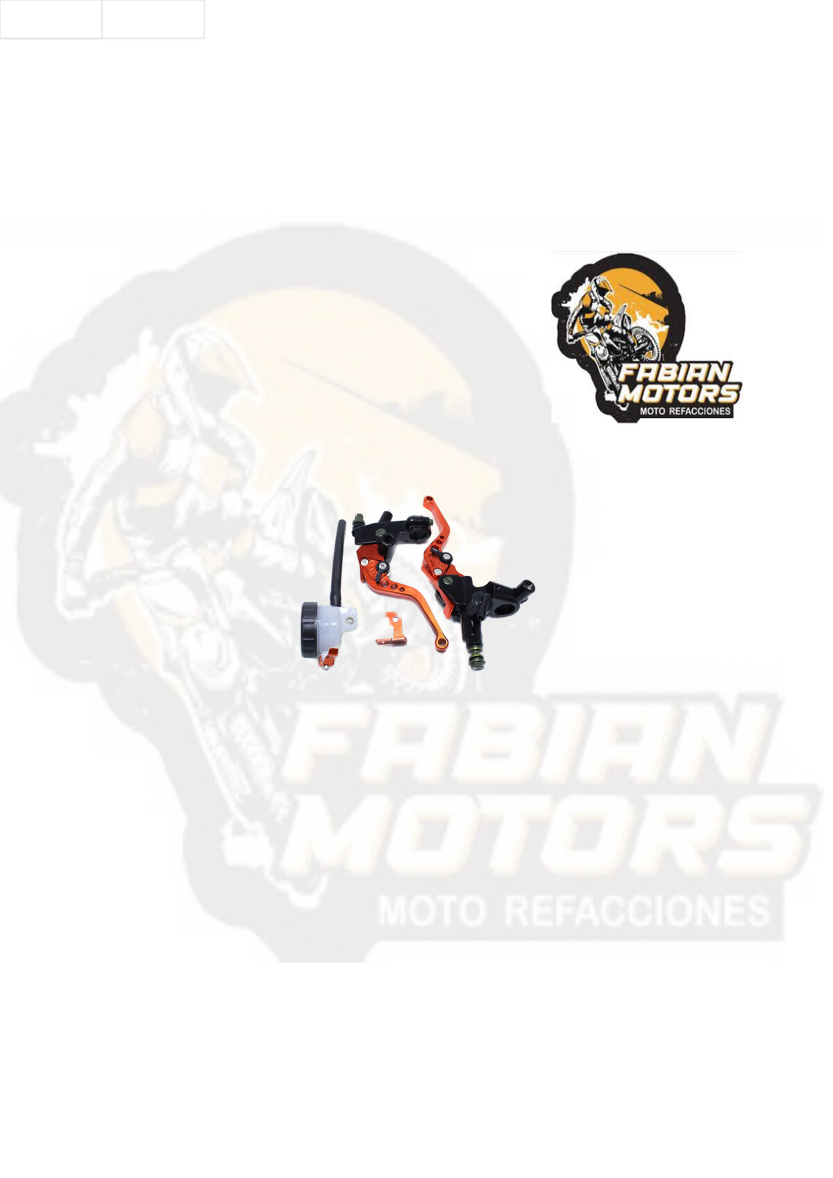 MANIJA FRENO/EMBRAGUE SUNGO ALUMINIO NARANJA/NEGRAS C/ SOPORTES UNIVERSALES (PAR)