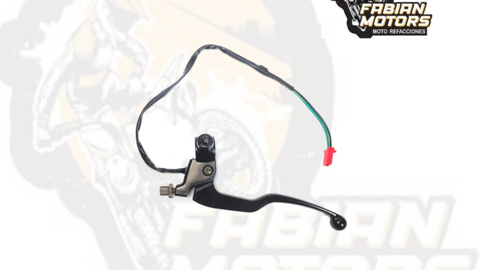 MANIJA EMBRAGUE C/ SOPORTE E INTERRUPTOR 12V P/ NS160 (IZQUIERDA)