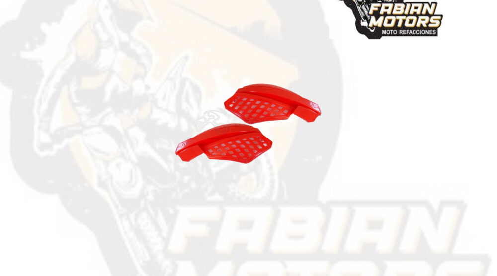 136-000001 PROTECTOR DE MANIJA ROJO SCOOTER UNIVERSAL A-03 (JUEGO)