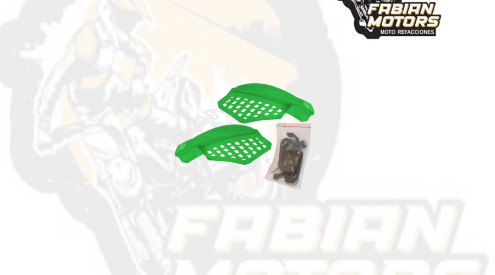136-000003 PROTECTOR DE MANIJA VERDE SCOOTER UNIVERSAL A-03 (JUEGO)