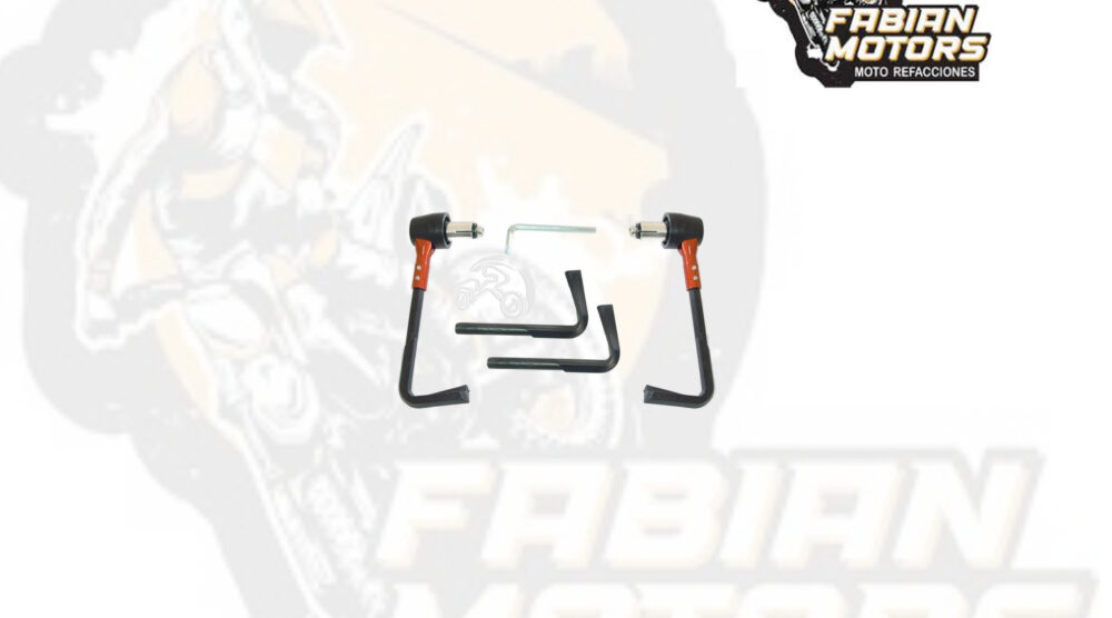 136-000004 PROTECTOR DE MANIJA NARANJA/NEGRO UNIVERSAL A01 (JUEGO)