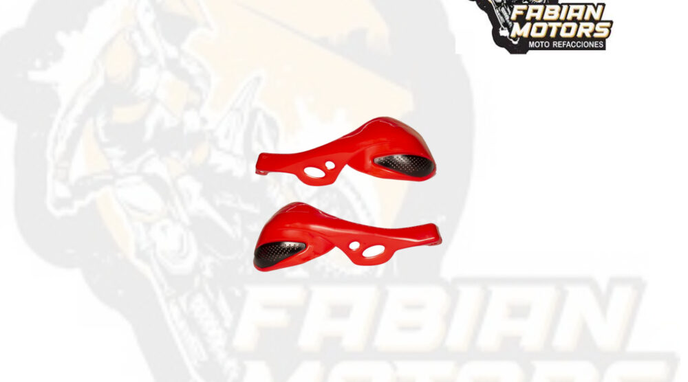 136-000021 PROTECTOR DE MANIJA ROJO SCOOTER UNIVERSAL A000 (JUEGO)