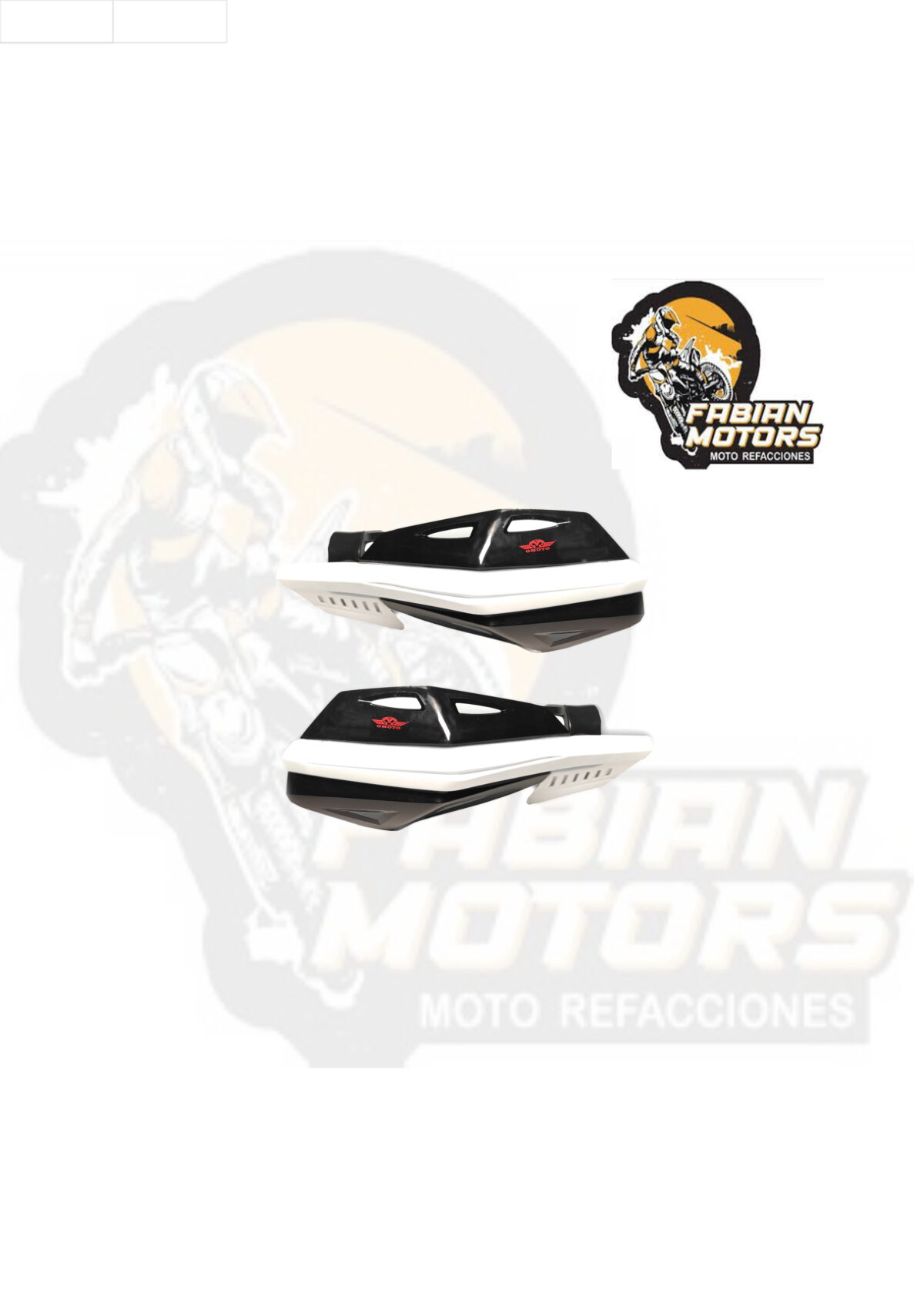 PROTECTOR MANIJA NEGRO/BLANCO UNIVERSAL 005 (JUEGO)
