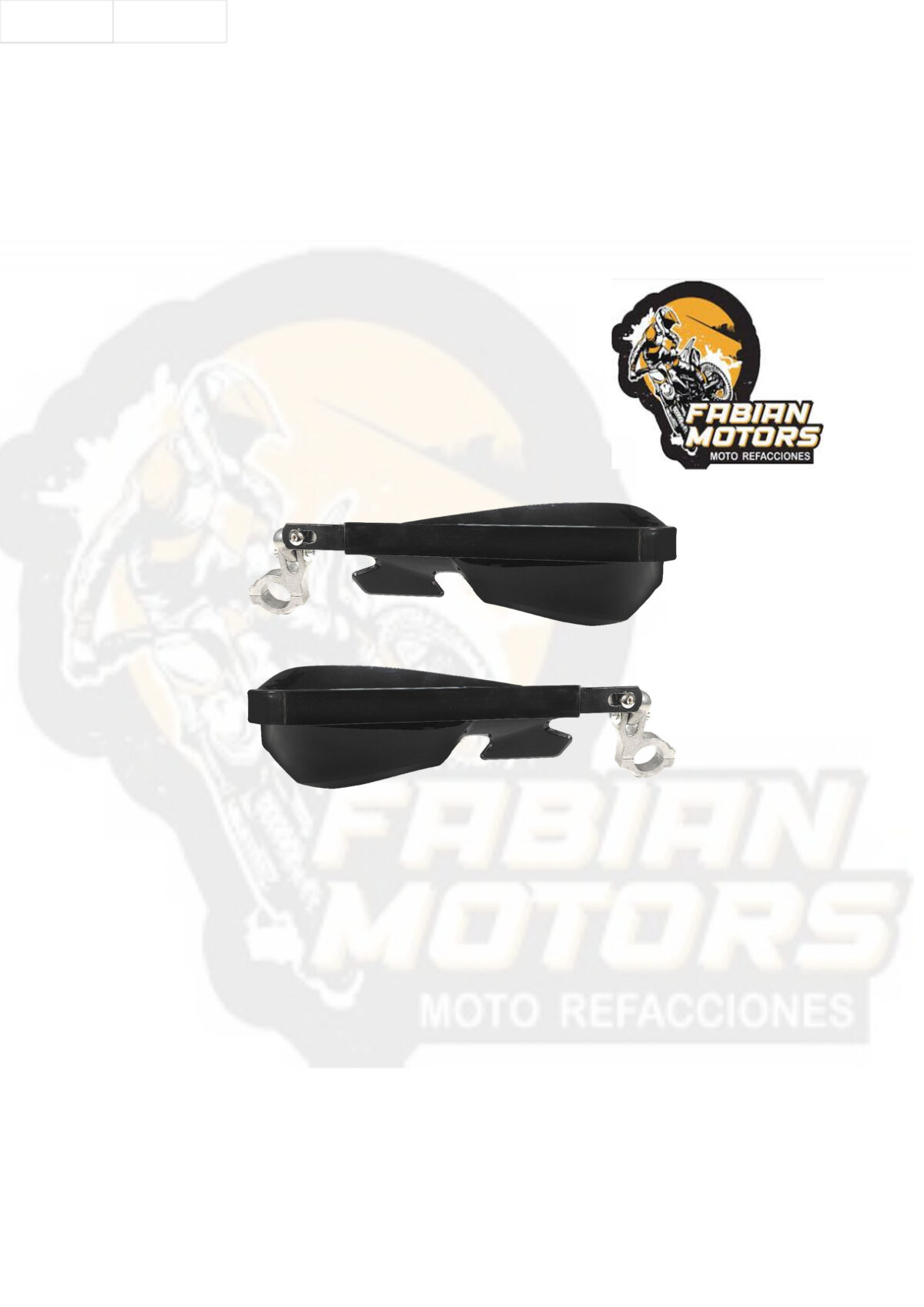 PROTECTOR MANIJAS NEGROS ALMA DE ALUMINIO UNIVERSALES OM-HDPR-X02 (JUEGO)