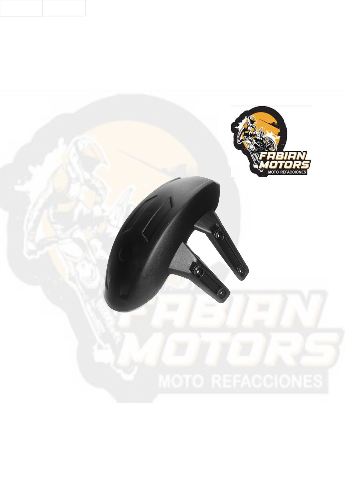 SALPICADERA TRASERA NEGRA PLASTICO UNIVERSAL PARA RIN DE 14" A 18" (35.56cm a 45.72cm), PARA NEUMATICOS DE 130 HASTA 180