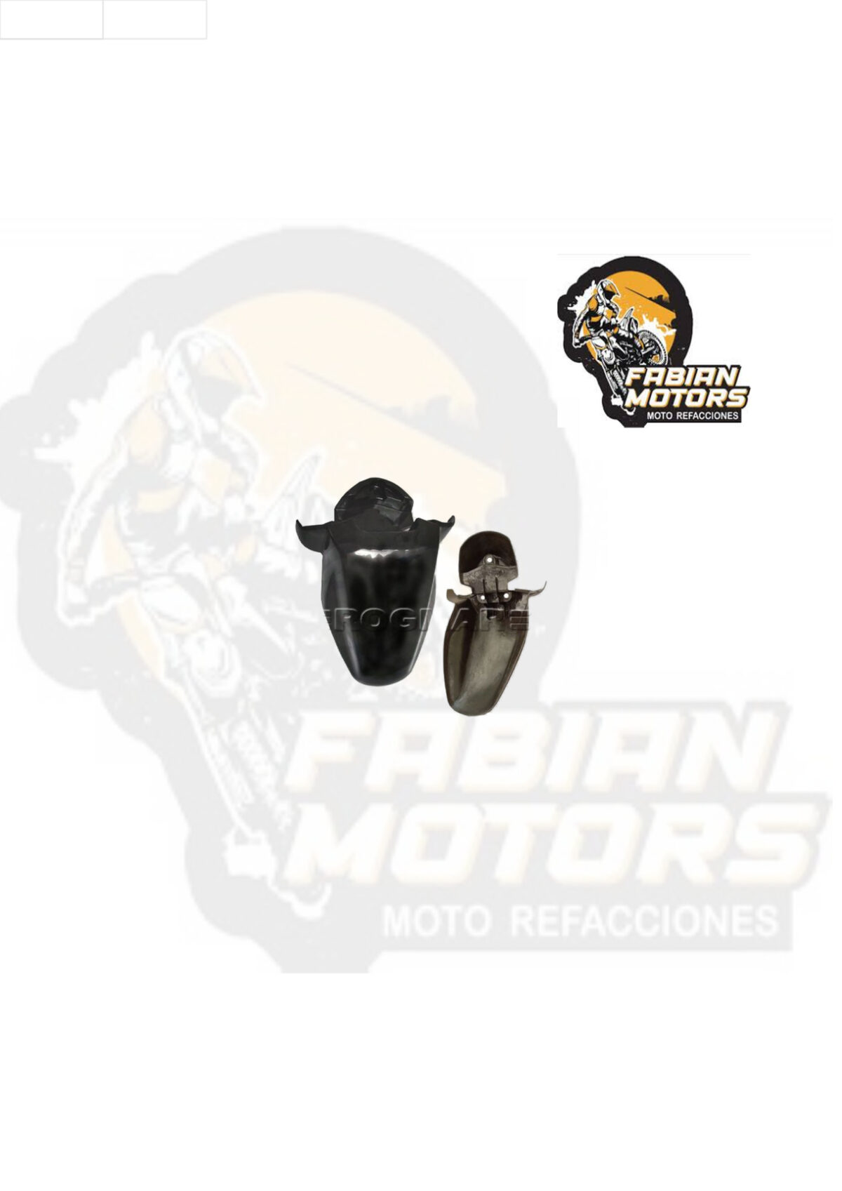 SALPICADERA DELANTERA NEGRA P/ BWS-100 TWN