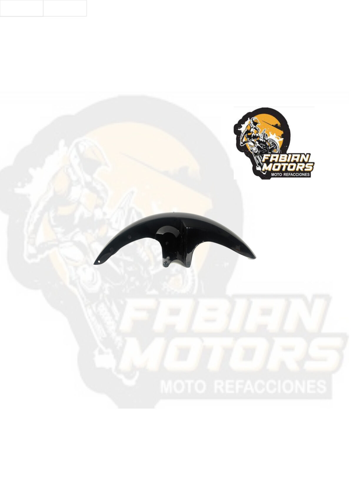 SALPICADERA DELANTERA NEGRA P/ FT-150 '24-'25, P/ FT-125 '22-'25