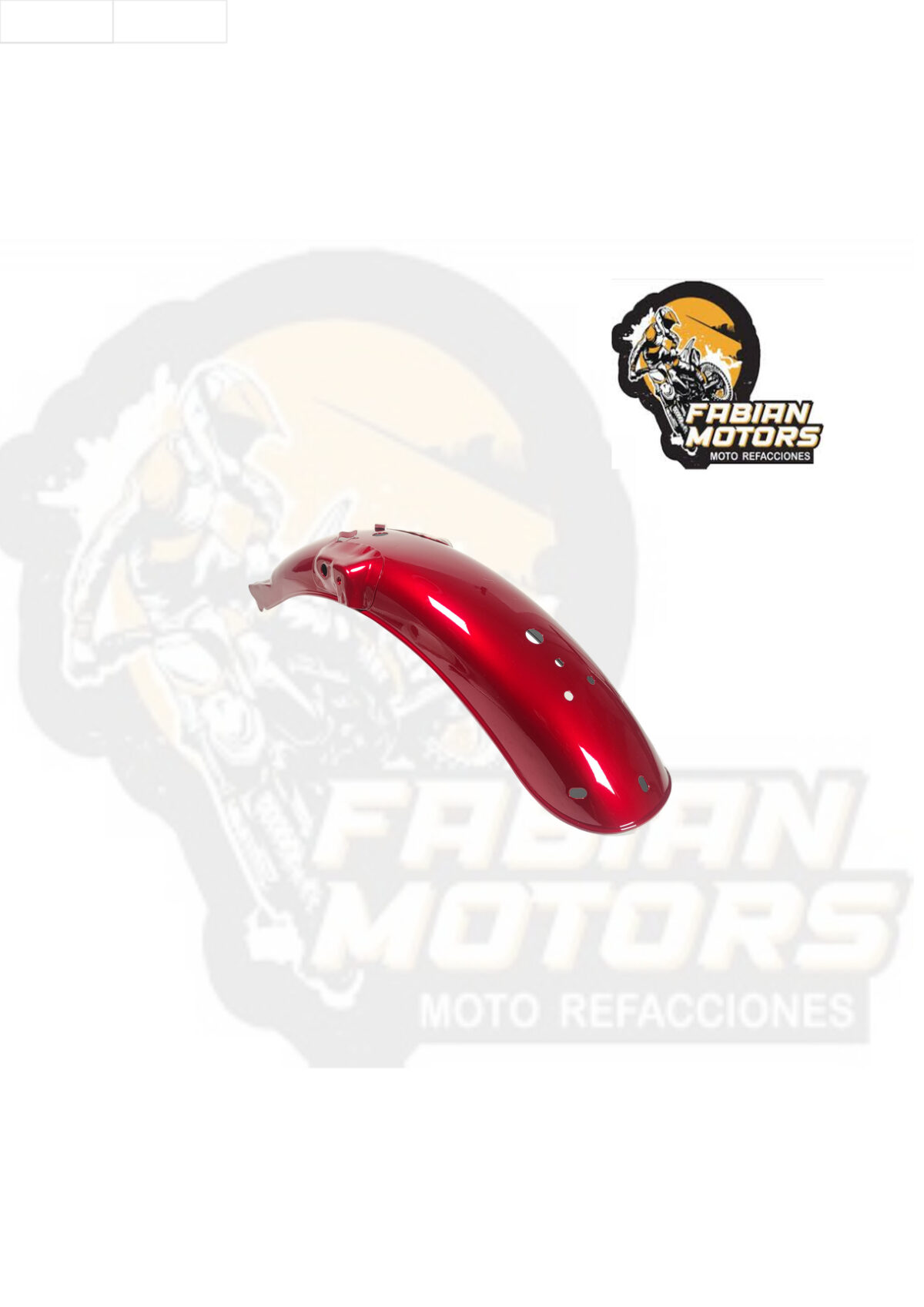 SALPICADERA TRASERA ROJA P/ FT-125, P/ DT-125 SPORT, P/ DT-150 BASIC, P/ FT-125 ROJA NUEVA