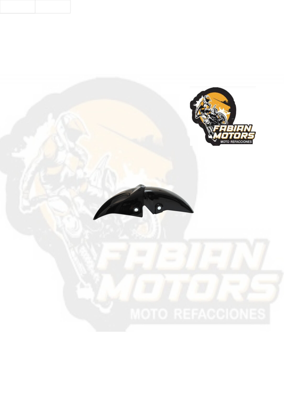 SALPICADERA DELANTERA NEGRA P/ GIXXER-150