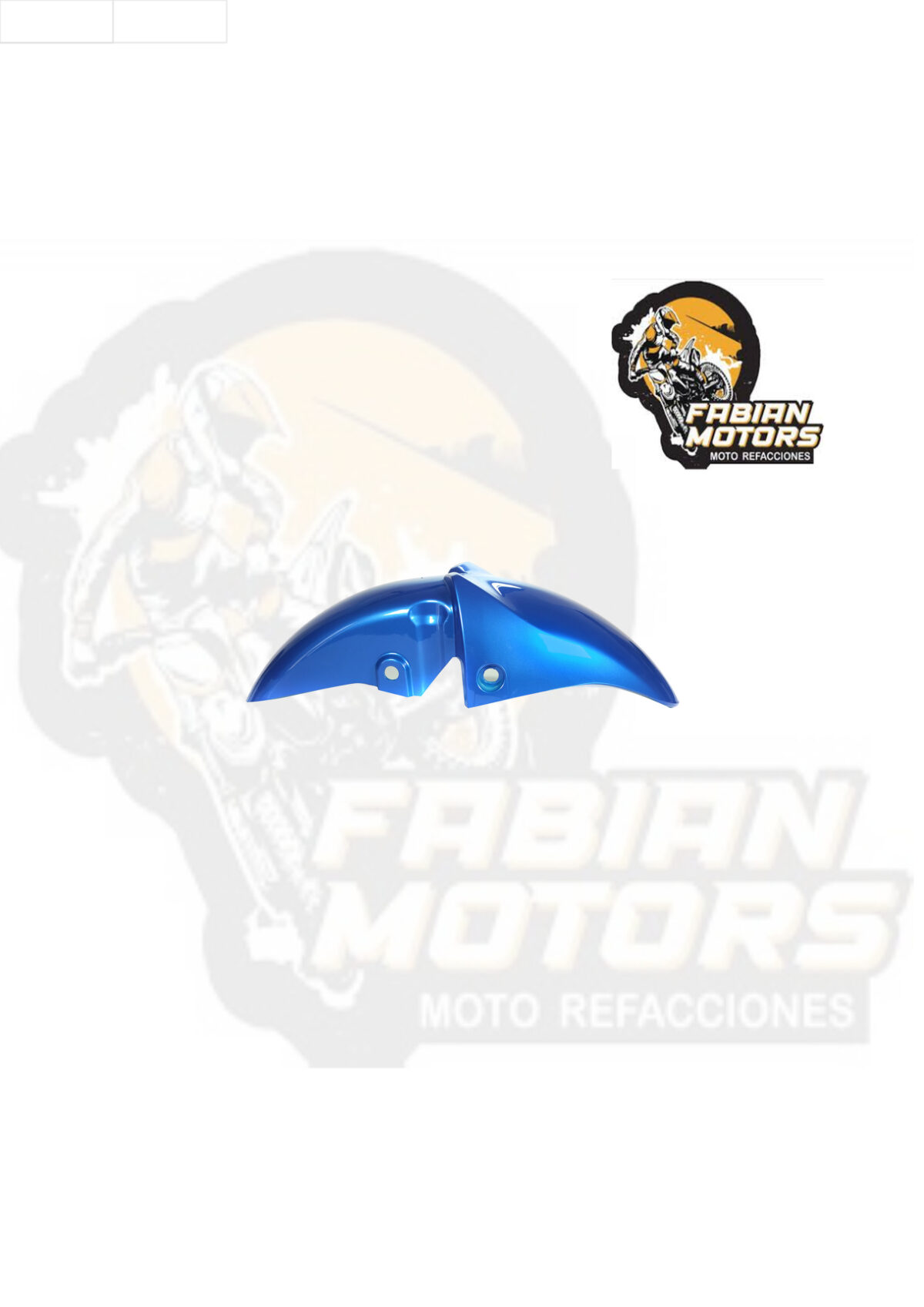 SALPICADERA DELANTERA AZUL P/ GIXXER-150