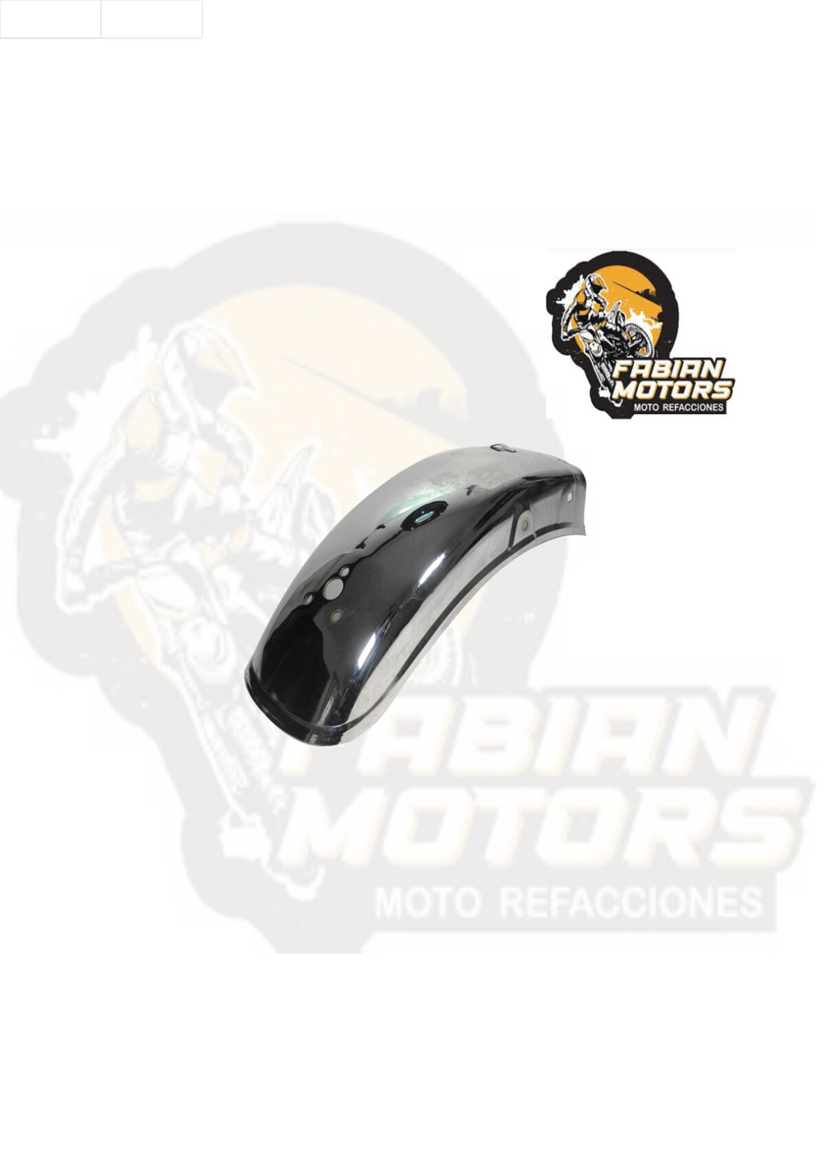 SALPICADERA TRASERA CROMADA P/ GN-125F