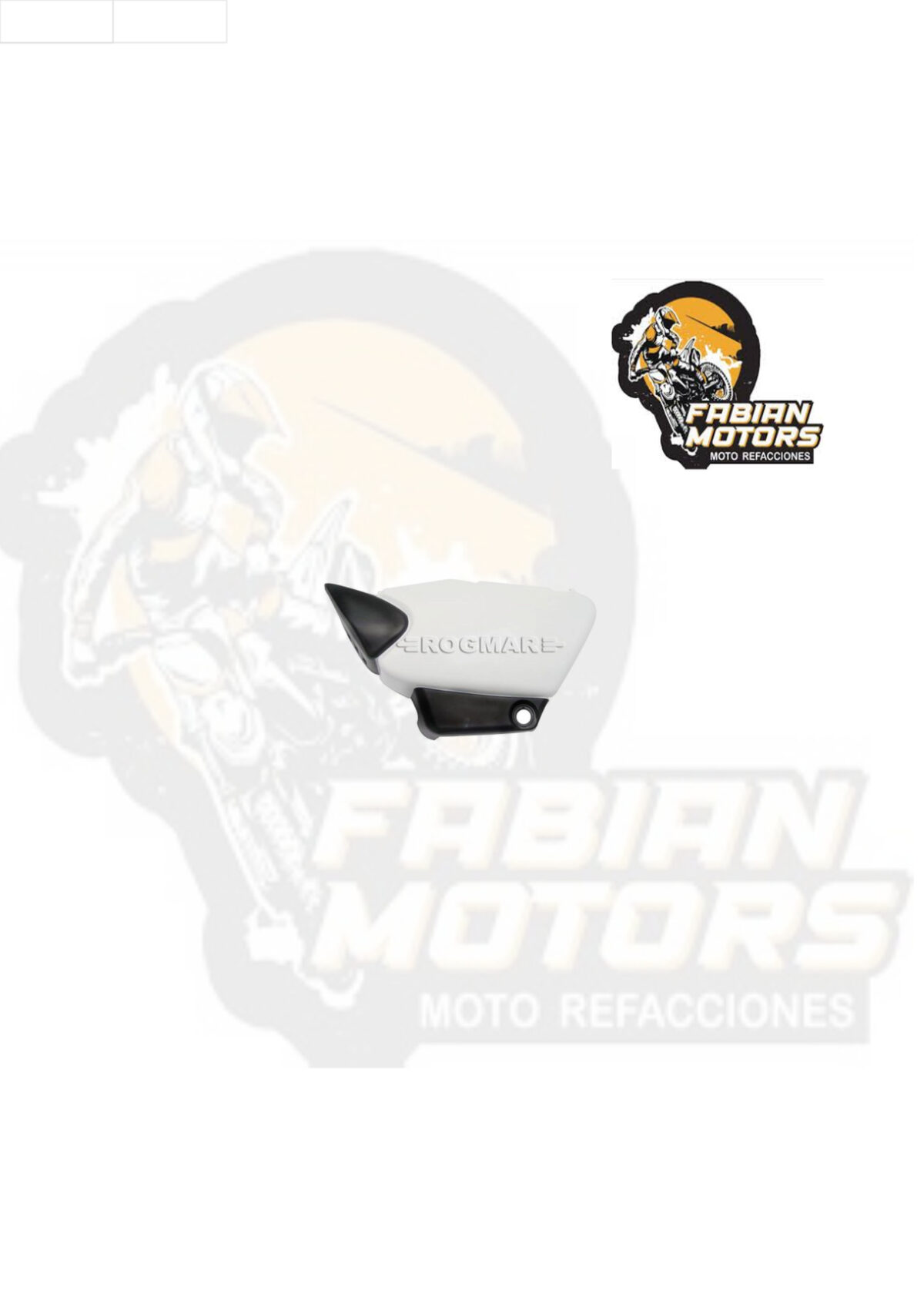 TAPA LATERAL IZQUIERDA BLANCA P/ CARGO-125