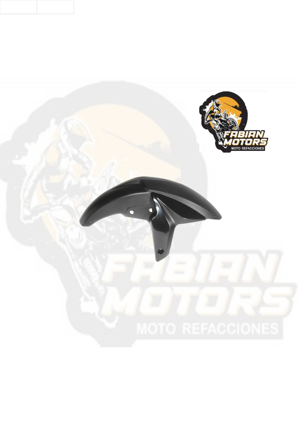 SALPICADERA DELANTERA NEGRA P/ NS200