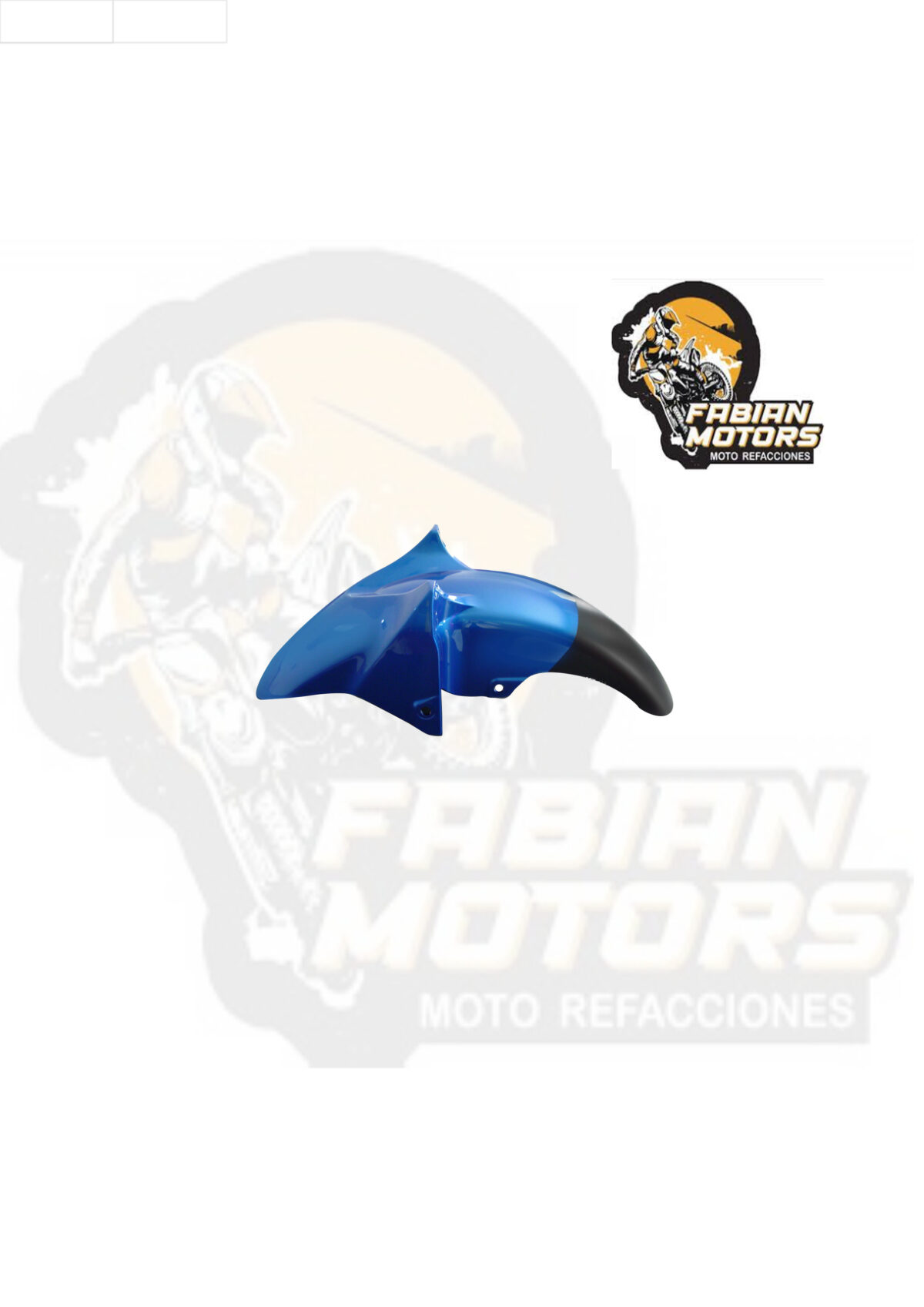 SALPICADERA DELANTERA AZUL SUNGO P/ FZ-16