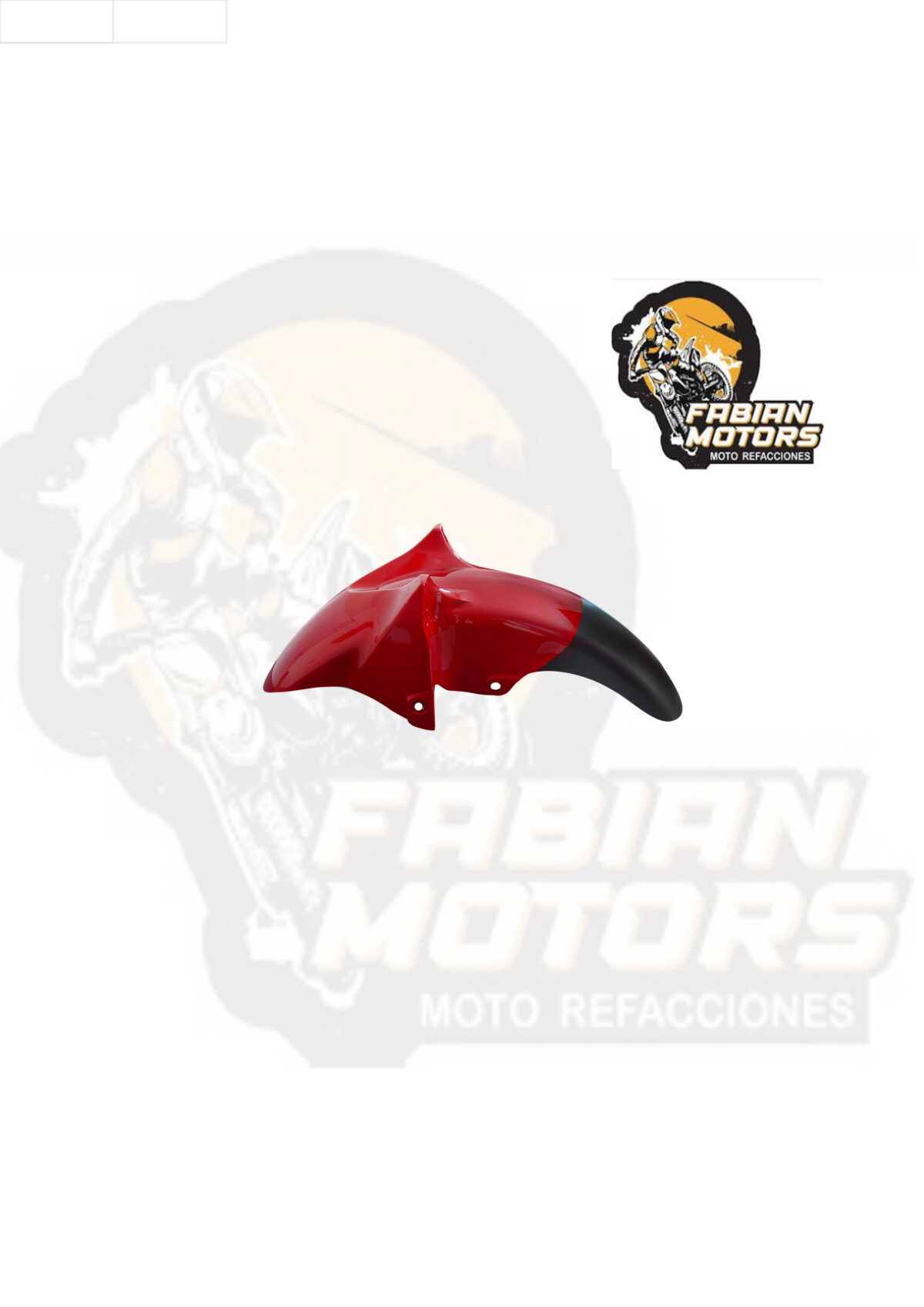 SALPICADERA DELANTERA ROJA SUNGO P/ FZ-16