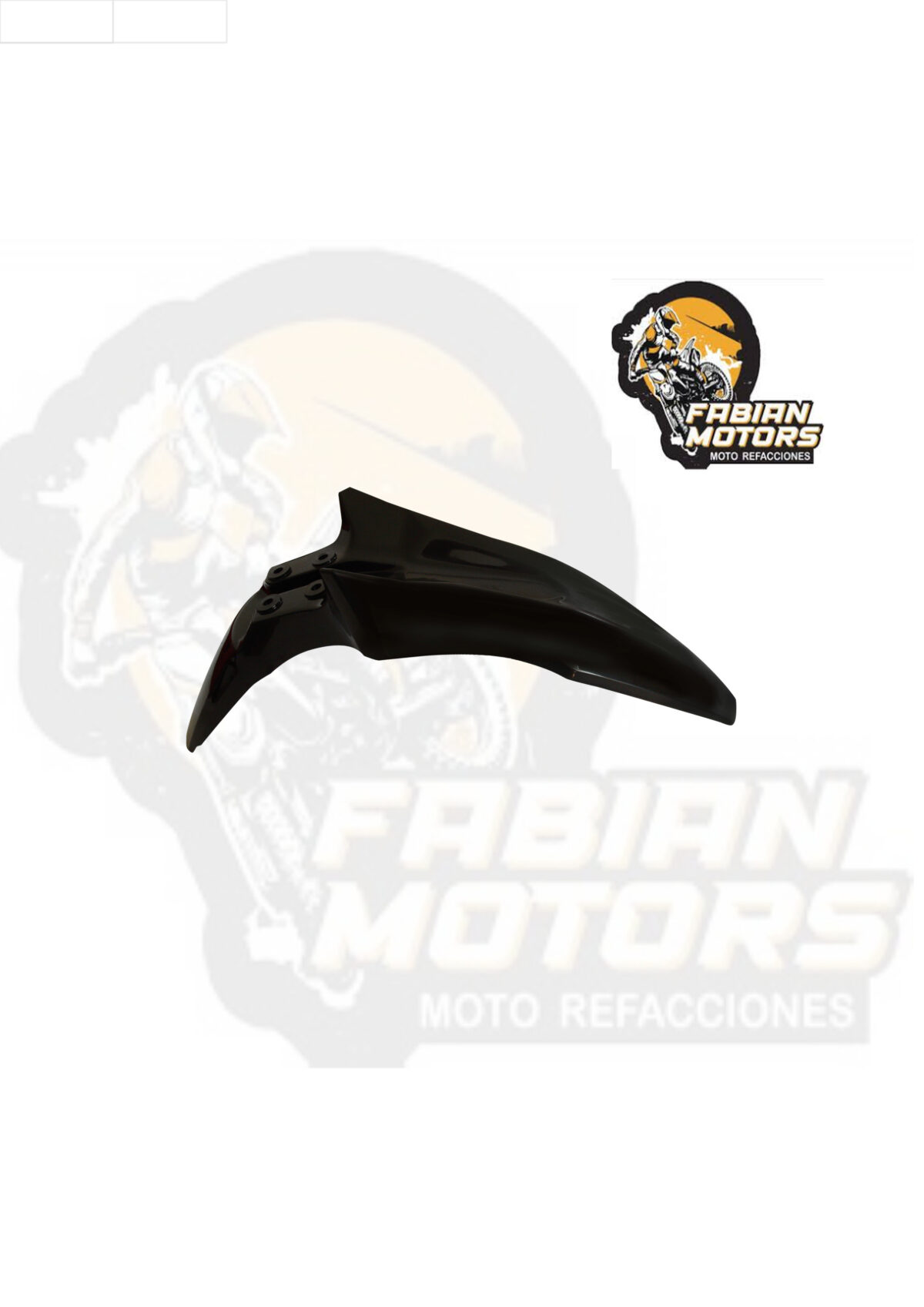 SALPICADERA DELANTERA NEGRA/VERDE P/ DM-200 '16-'18