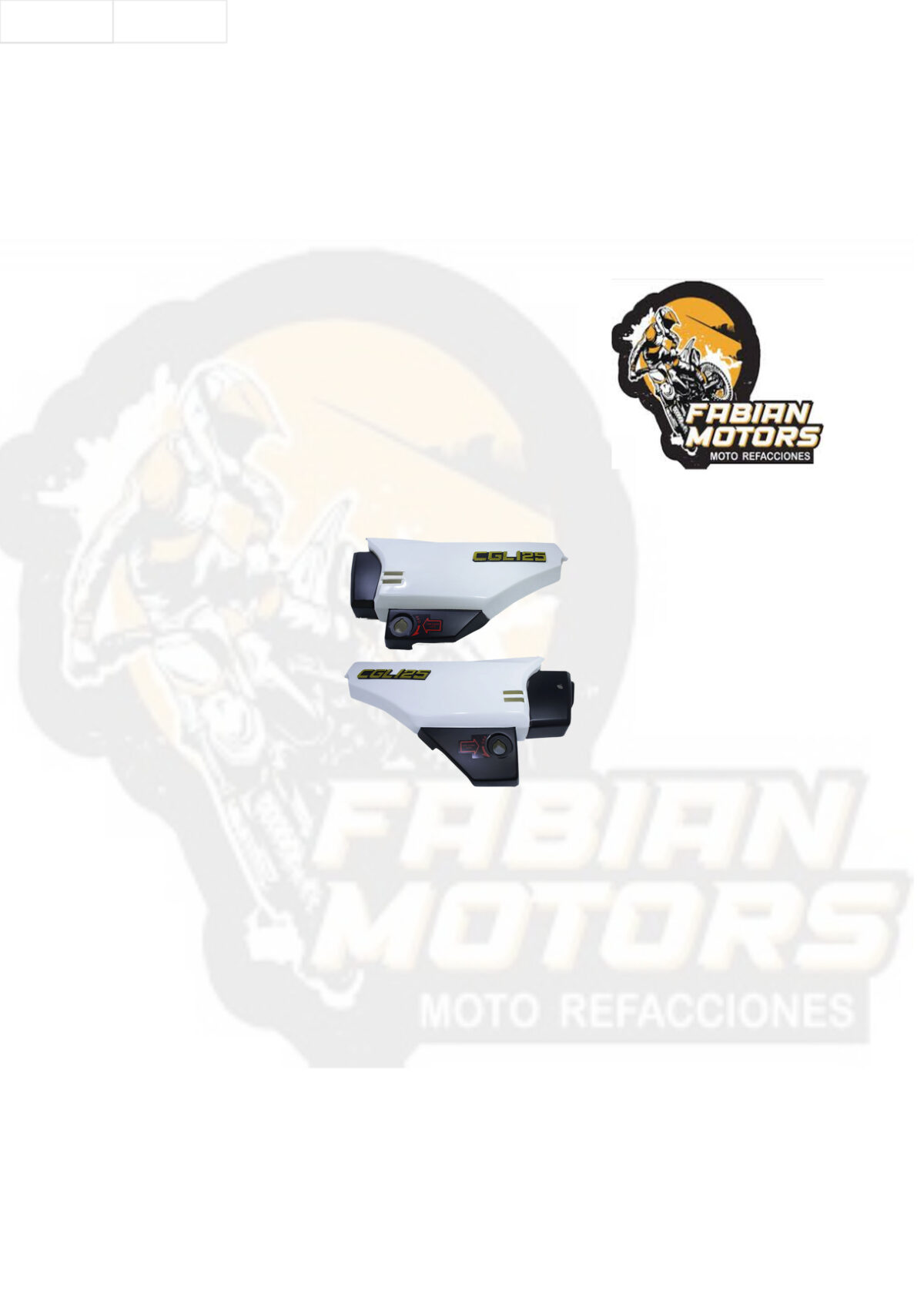 TAPAS LATERALES IZQUIERDA/ DERECHA SUNGO P/ TOOL-125 C/ CHAPAS (PAR)