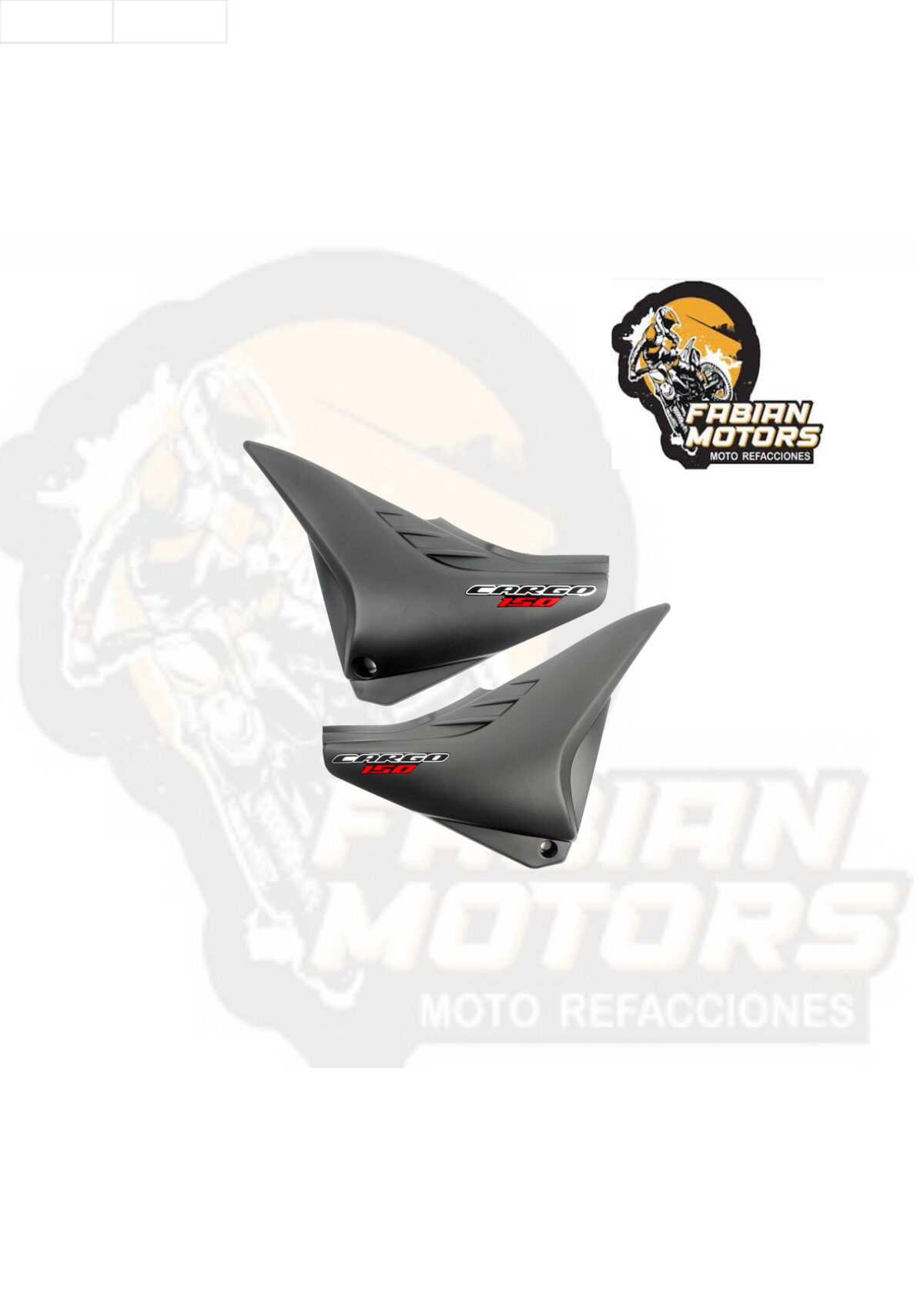 TAPAS LATERALES NEGRAS P/ GL-150 CARGO (PAR)